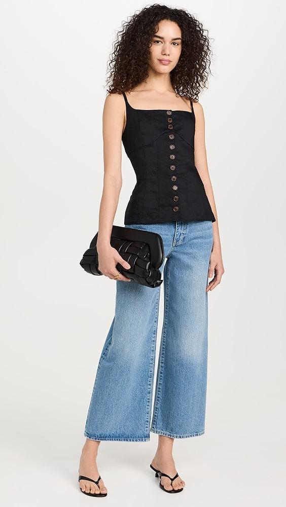 La Ligne Button Front Top | Shopbop Product Image