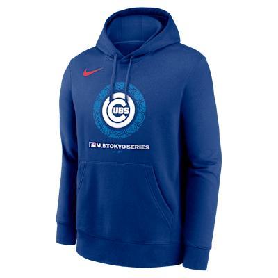 Chicago Cubs 2025 MLB World Tour Tokyo Series Local Logo Club Men's Nike MLB Pullover Hoodie Product Image