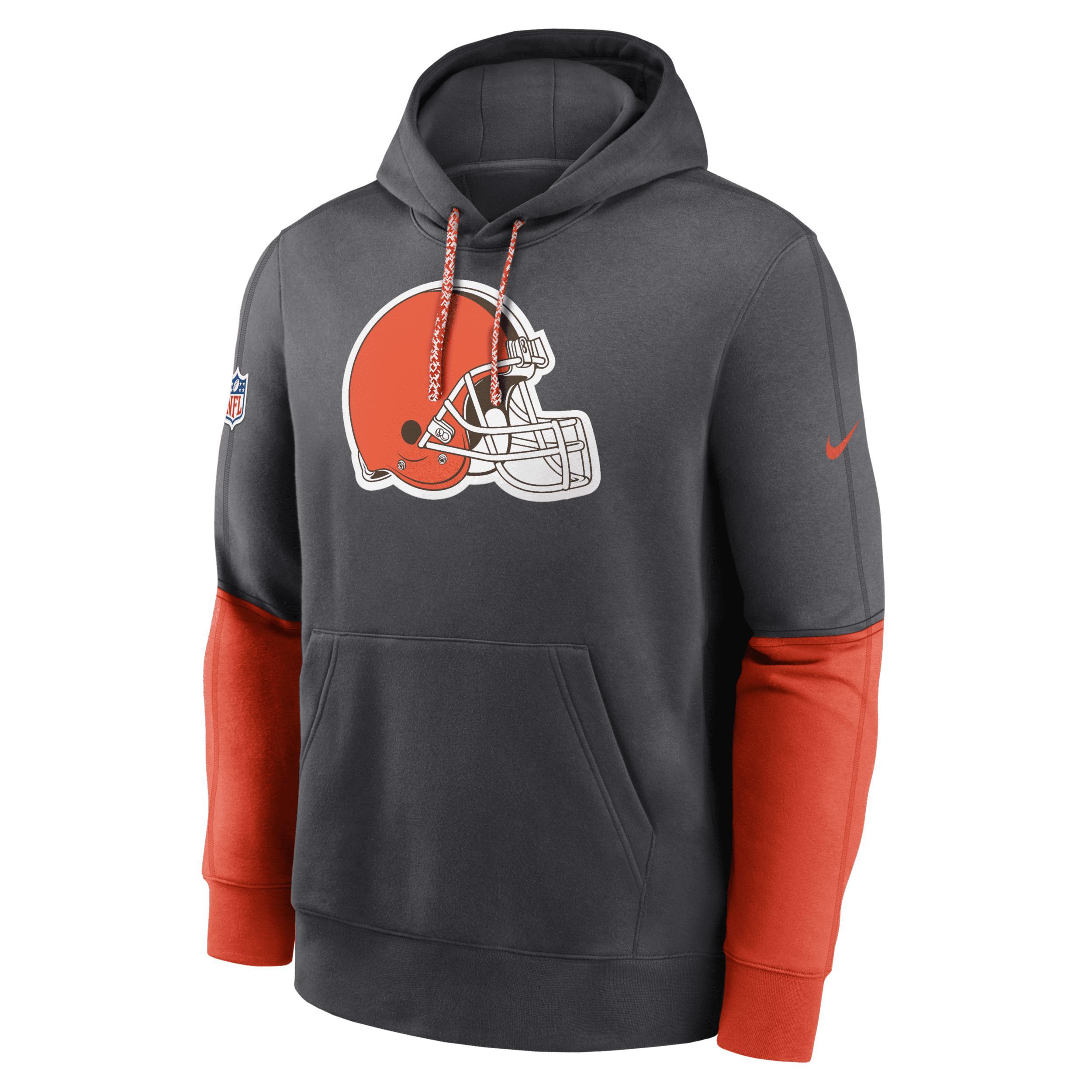 Cleveland Browns Sideline Team Issue Club Nike Men's NFL Pullover Hoodie Product Image