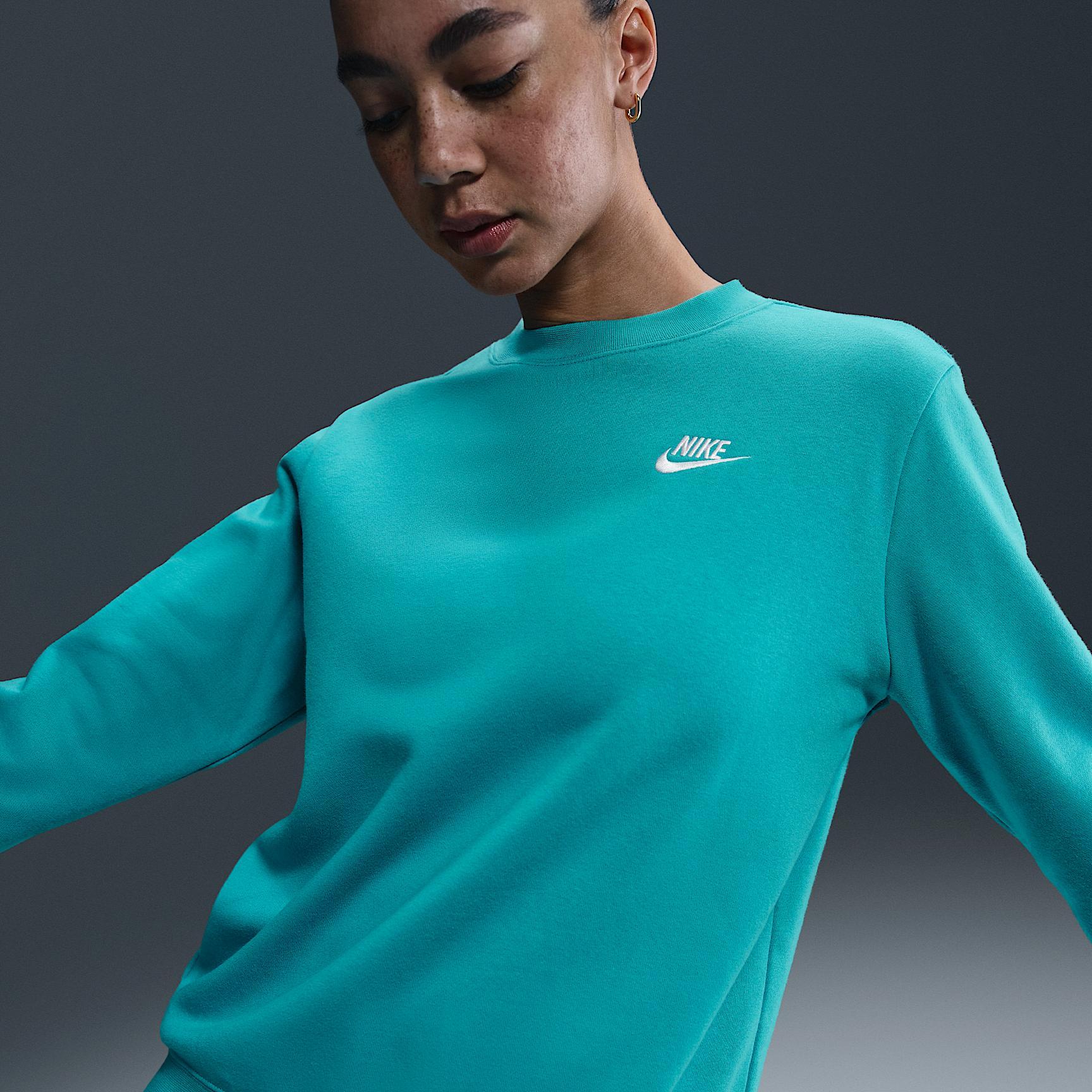 Women's Nike Sportswear Club Fleece Crew-Neck Sweatshirt Product Image