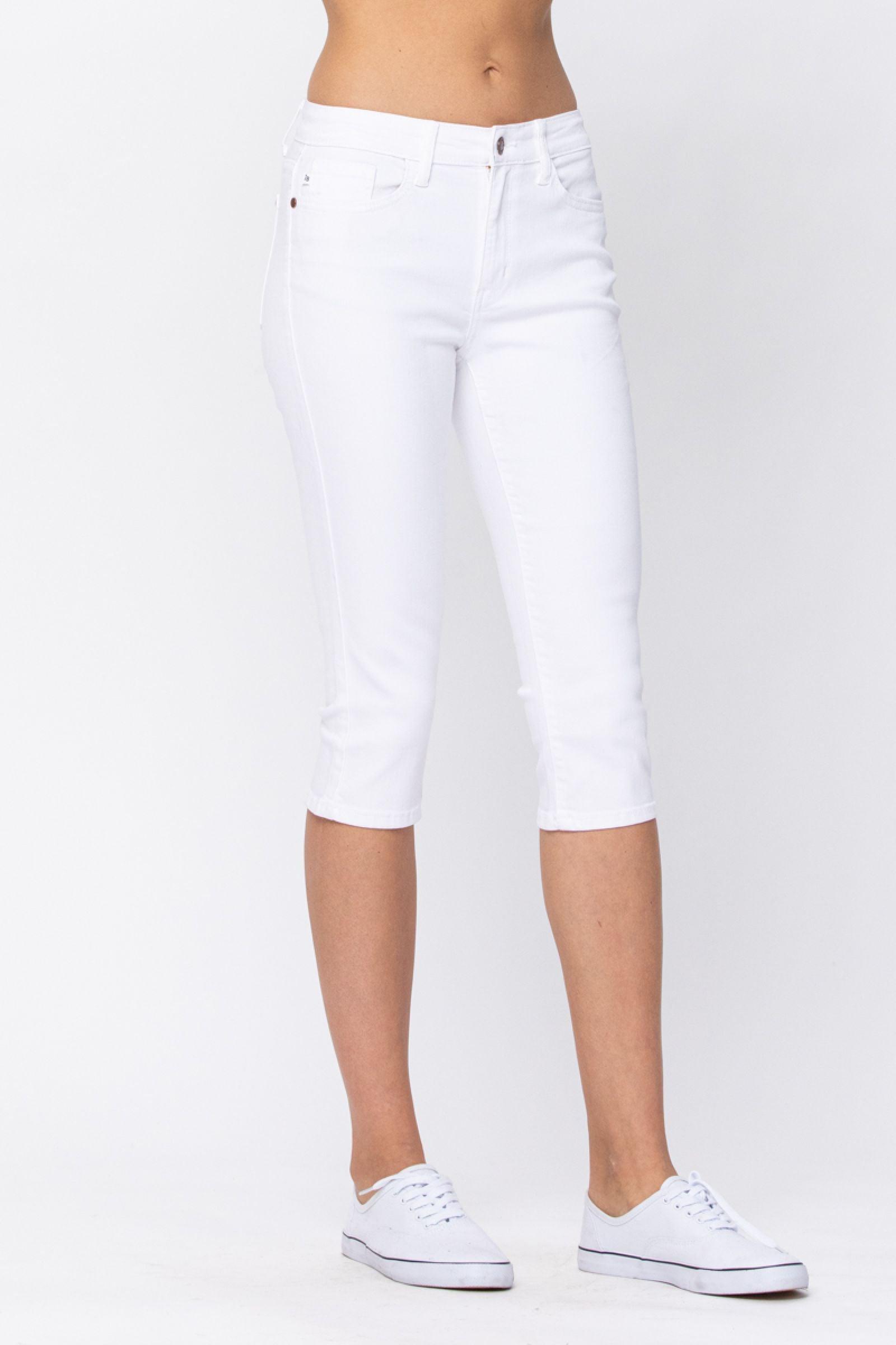 82292   Kathy Mid-Rise Capri by Judy Blue Jeans Product Image