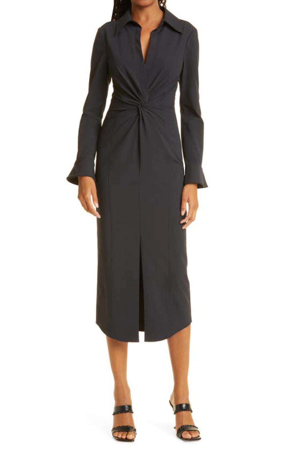 Mckenna Collared Midi Dress Product Image