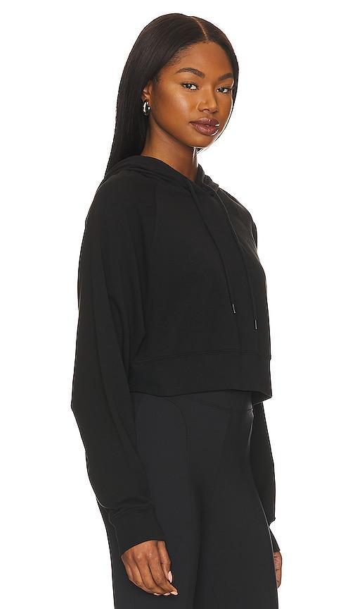 Cropped Double Take Hoodie - Black Female Product Image