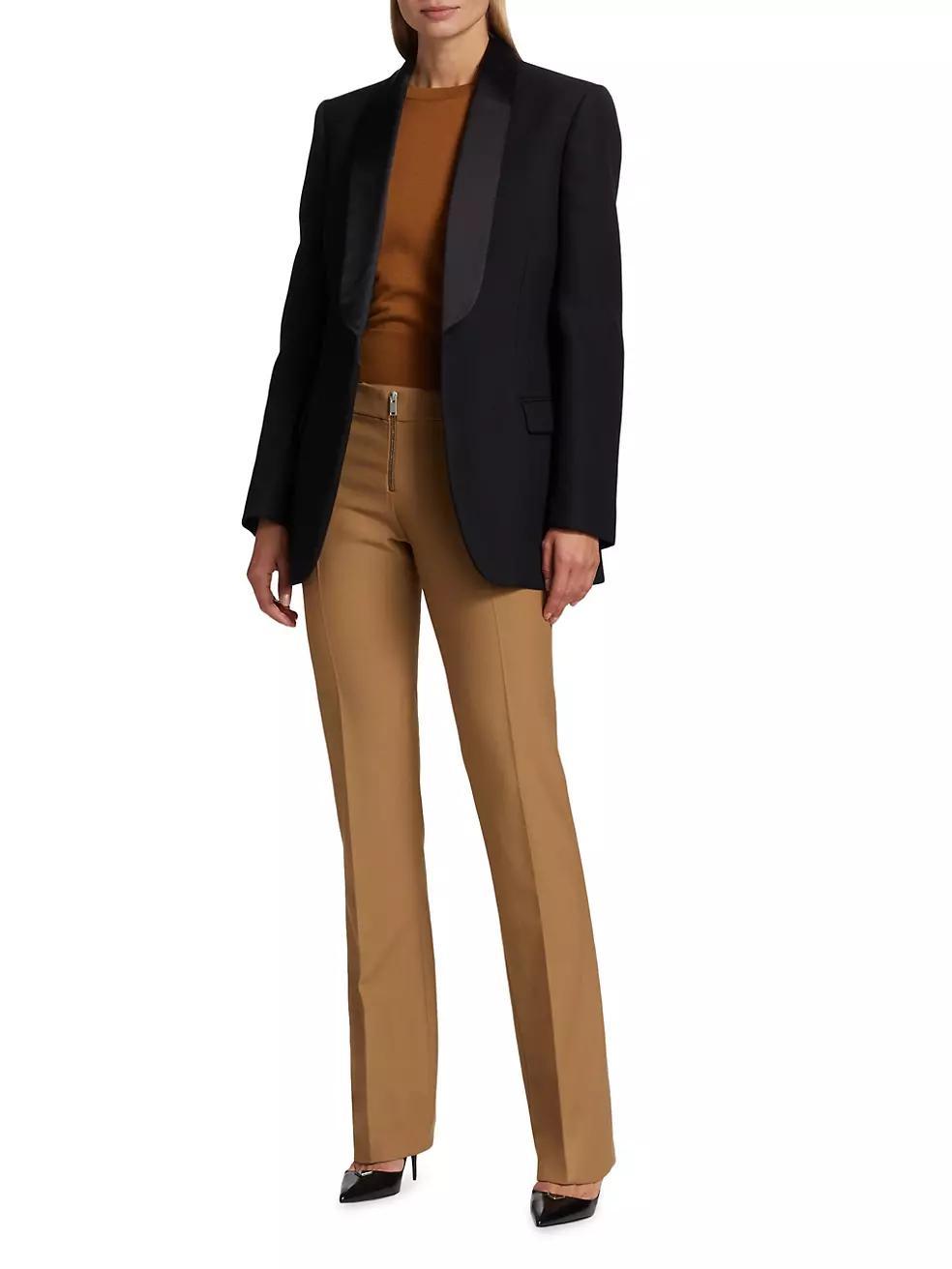 Single-Breasted Wool Blazer Product Image