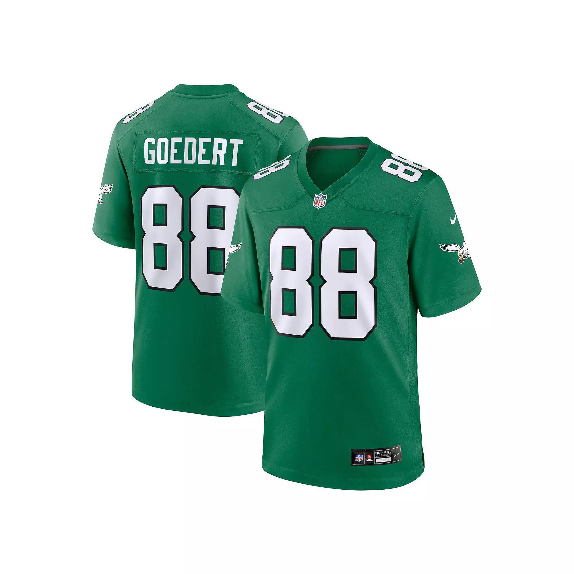 Men's Nike Dallas Goedert Kelly Green Philadelphia Eagles Alternate Game Player Jersey, Size: 3XL Product Image