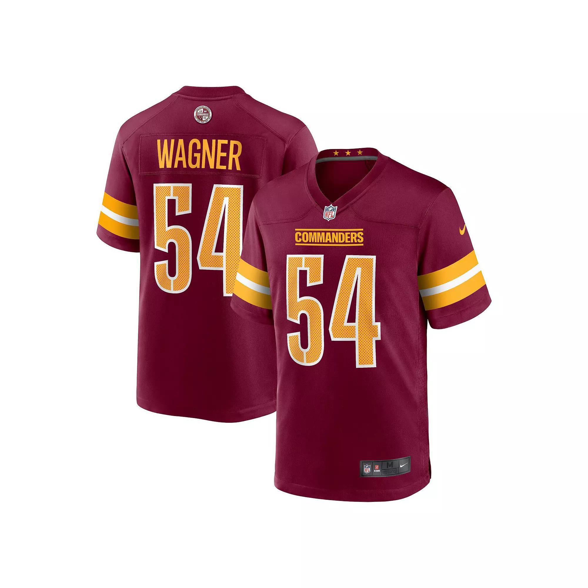 Mens Nike Bobby Wagner Burgundy Washington Commanders Game Player Jersey Product Image