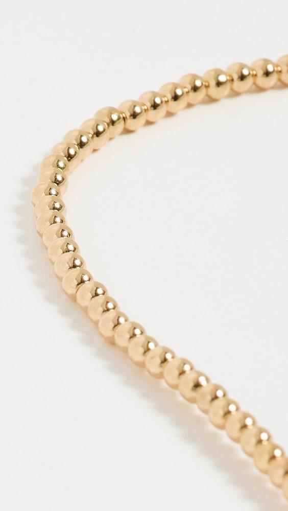 Alexa Leigh Gold Ball Anklet 2mm | Shopbop Product Image