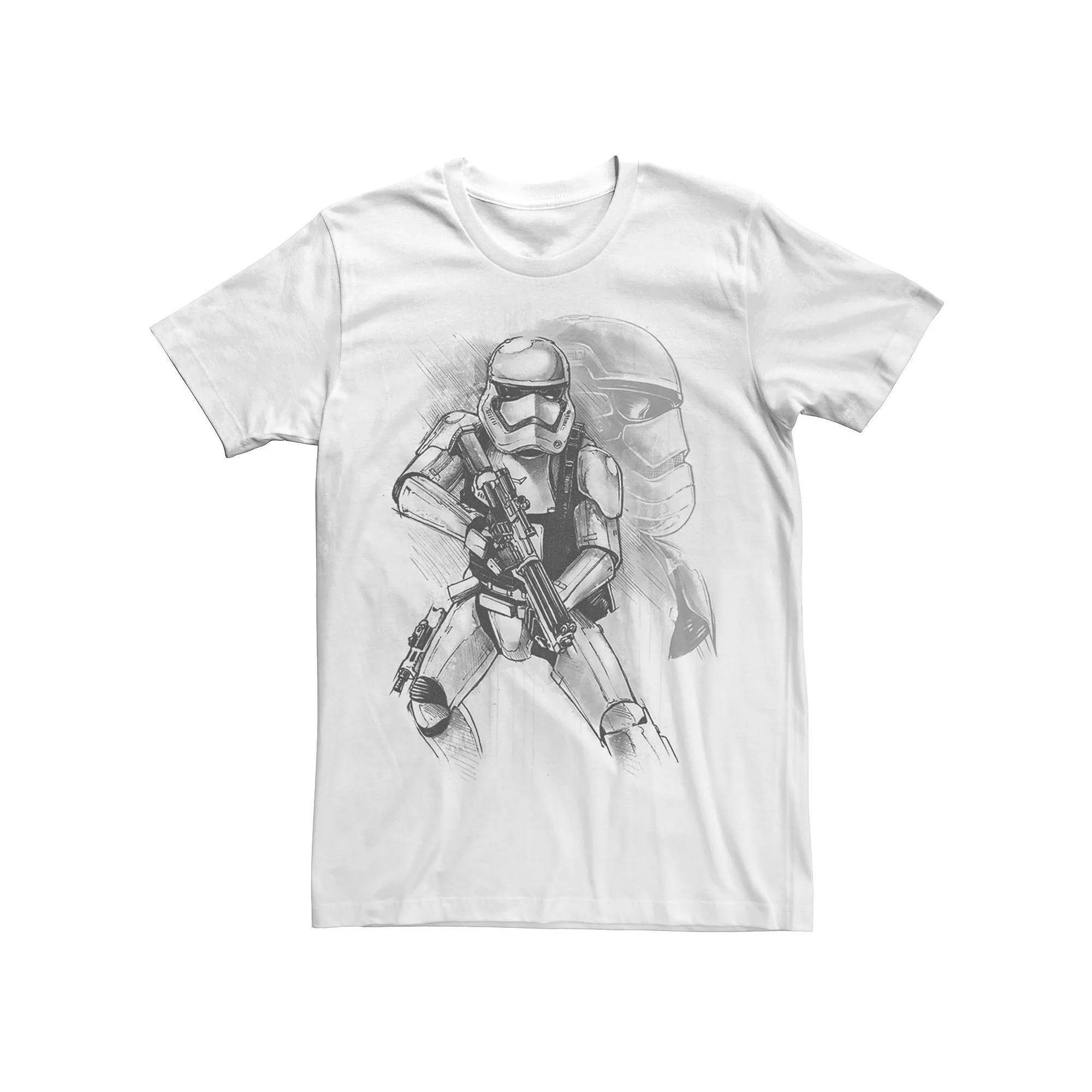 Men's Star Wars Stormtrooper Sketch Tee,  Product Image