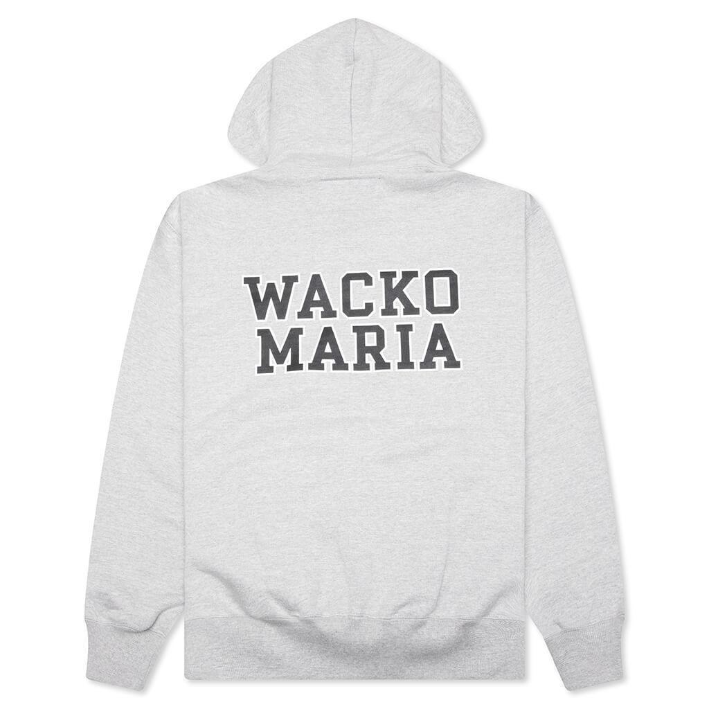 Heavyweight Pullover Hooded Sweatshirt Type 2 - Gray Male Product Image