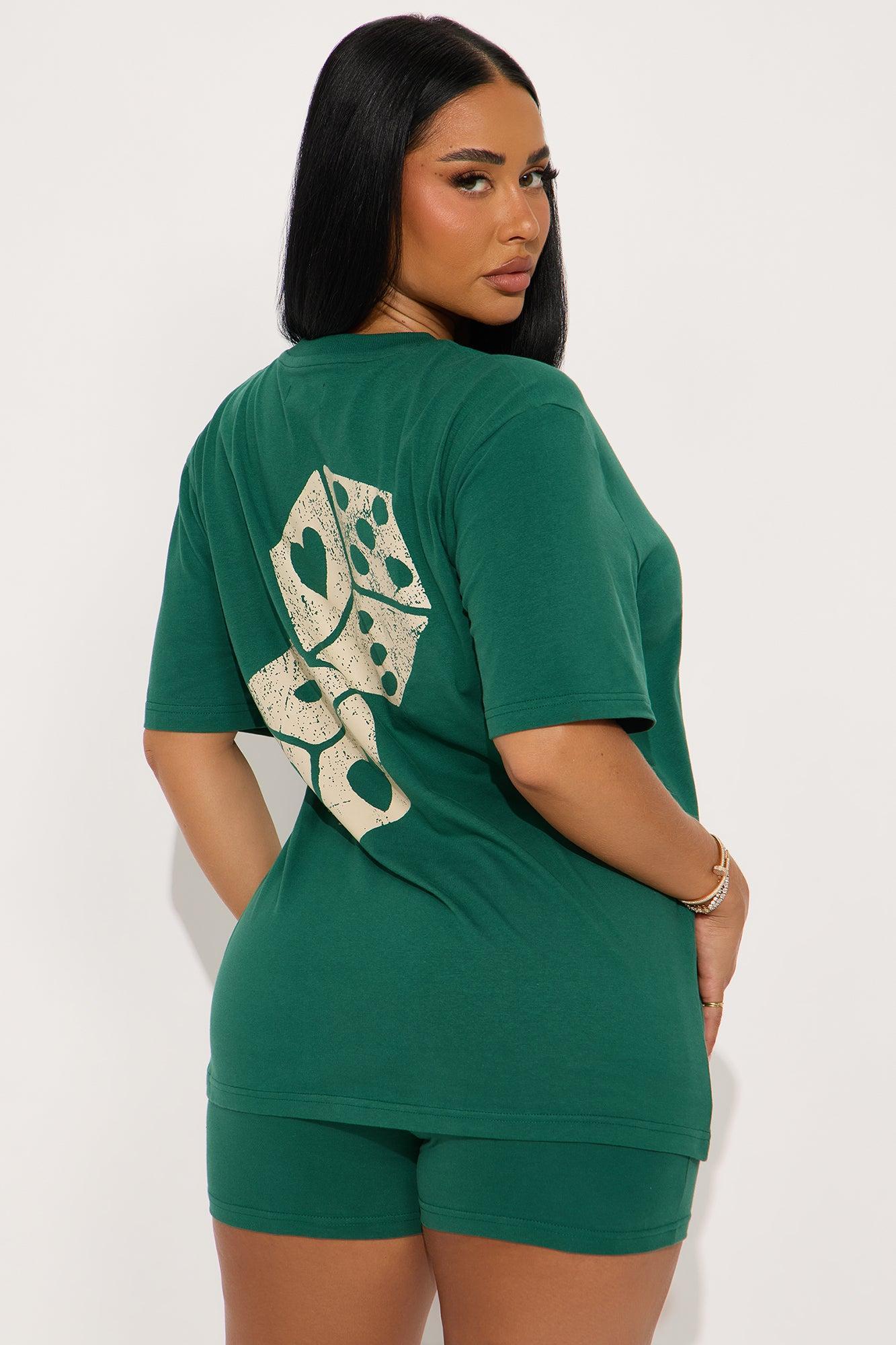 Feeling Lucky Short Set - Hunter Female Product Image