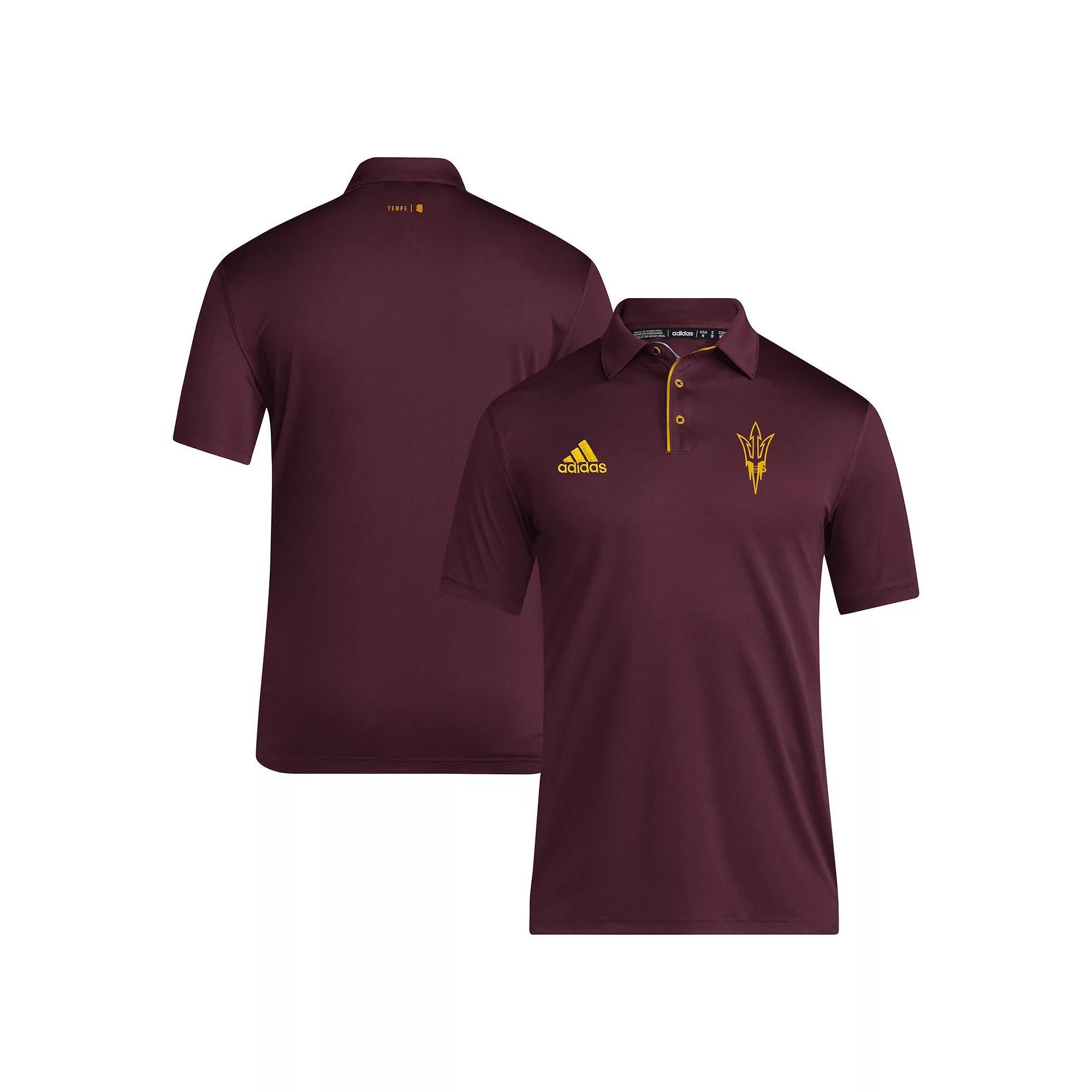 Men's adidas Royal Kansas Jayhawks 2024 Coaches AEROREADY Polo,  Product Image