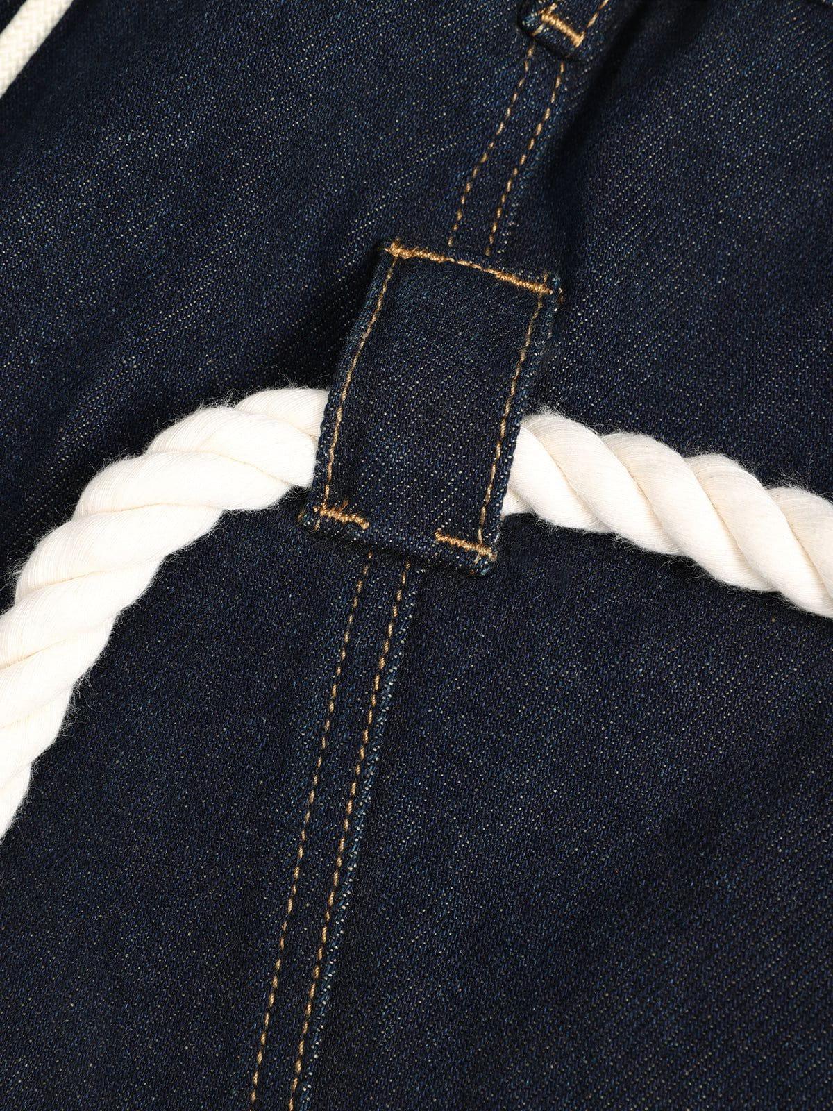 Aelfric Eden Drawstring Waist Super Baggy Jeans Product Image