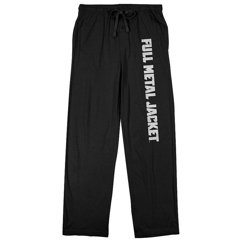 Men's Full Metal Jacket Title Sleep Pants, Size: XXL, Black Product Image