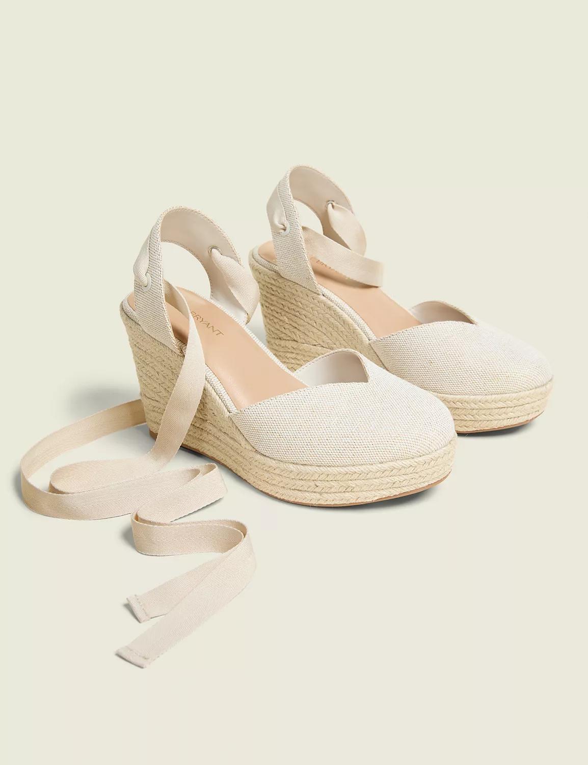 Dream Cloud Ankle-Tie Espadrille Wedge Product Image