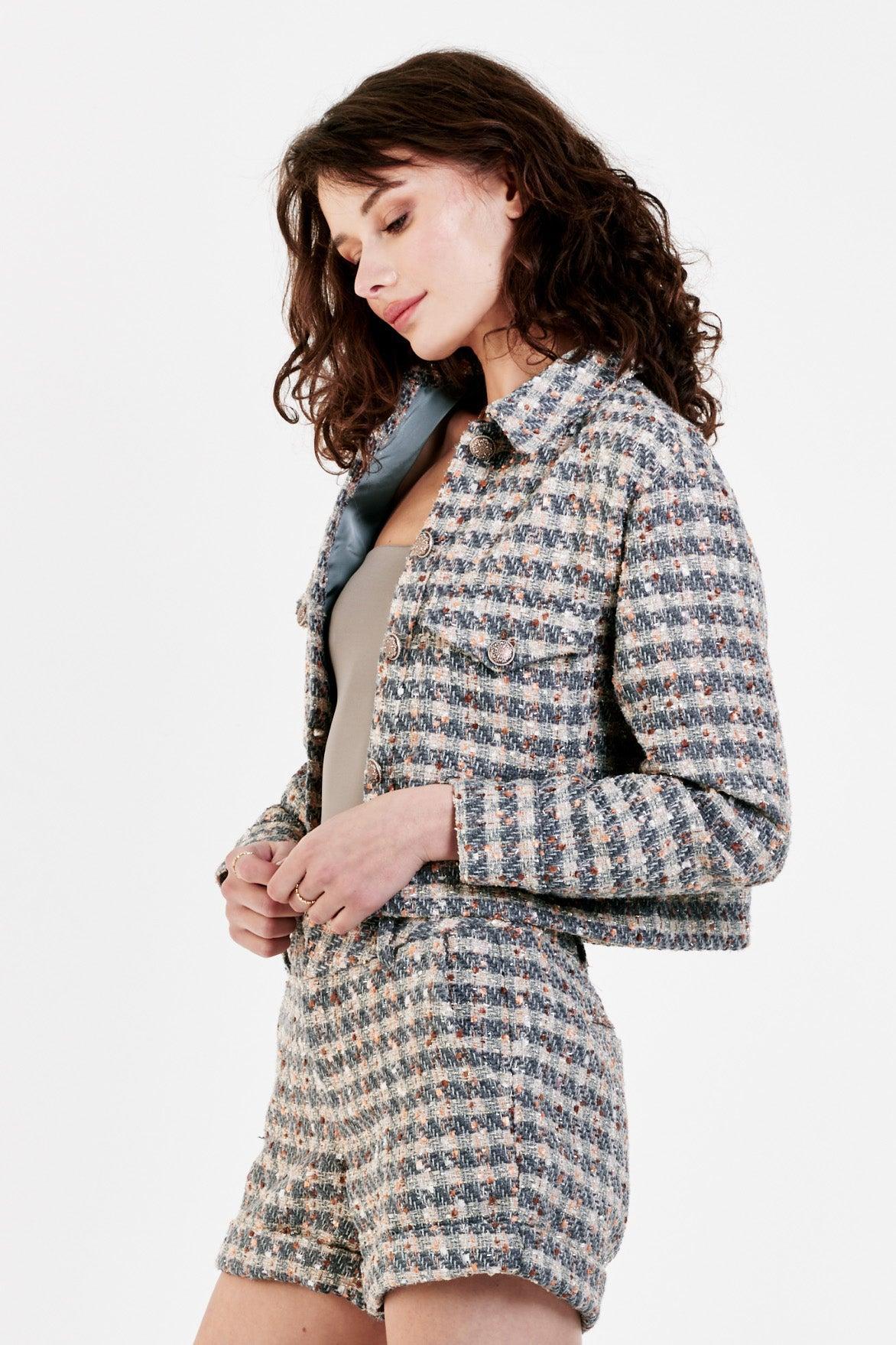 Morgan Tweed Cropped Jacket Product Image
