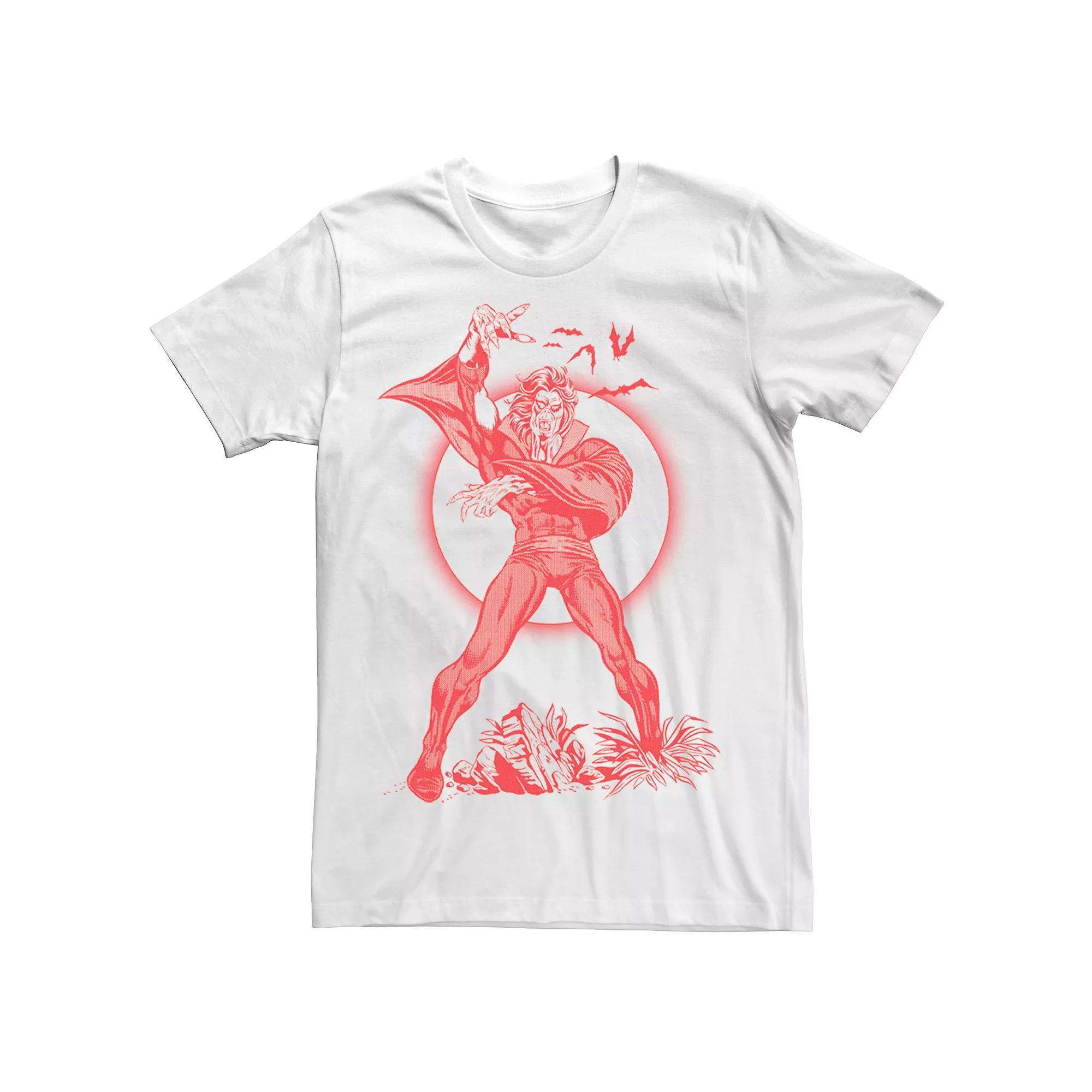 Men's Marvel Morbius Red Hue Portrait Tee,  Product Image
