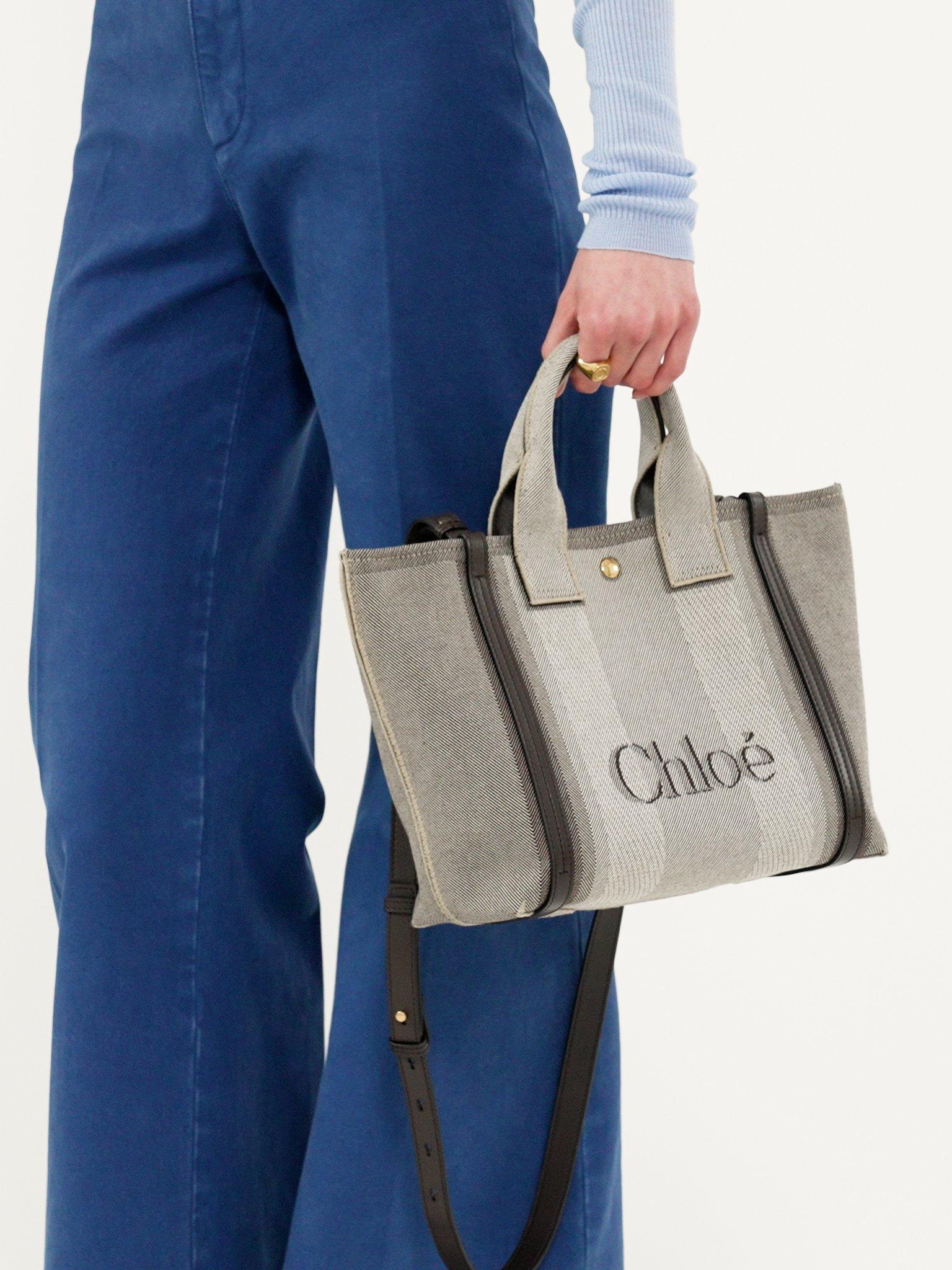 Small Chloé Carry tote bag in canvas Product Image