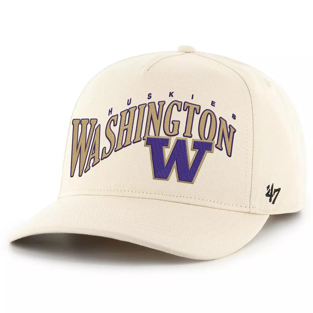 Men's '47  Cream Washington Huskies Classic Hitch Adjustable Hat, Beige Product Image