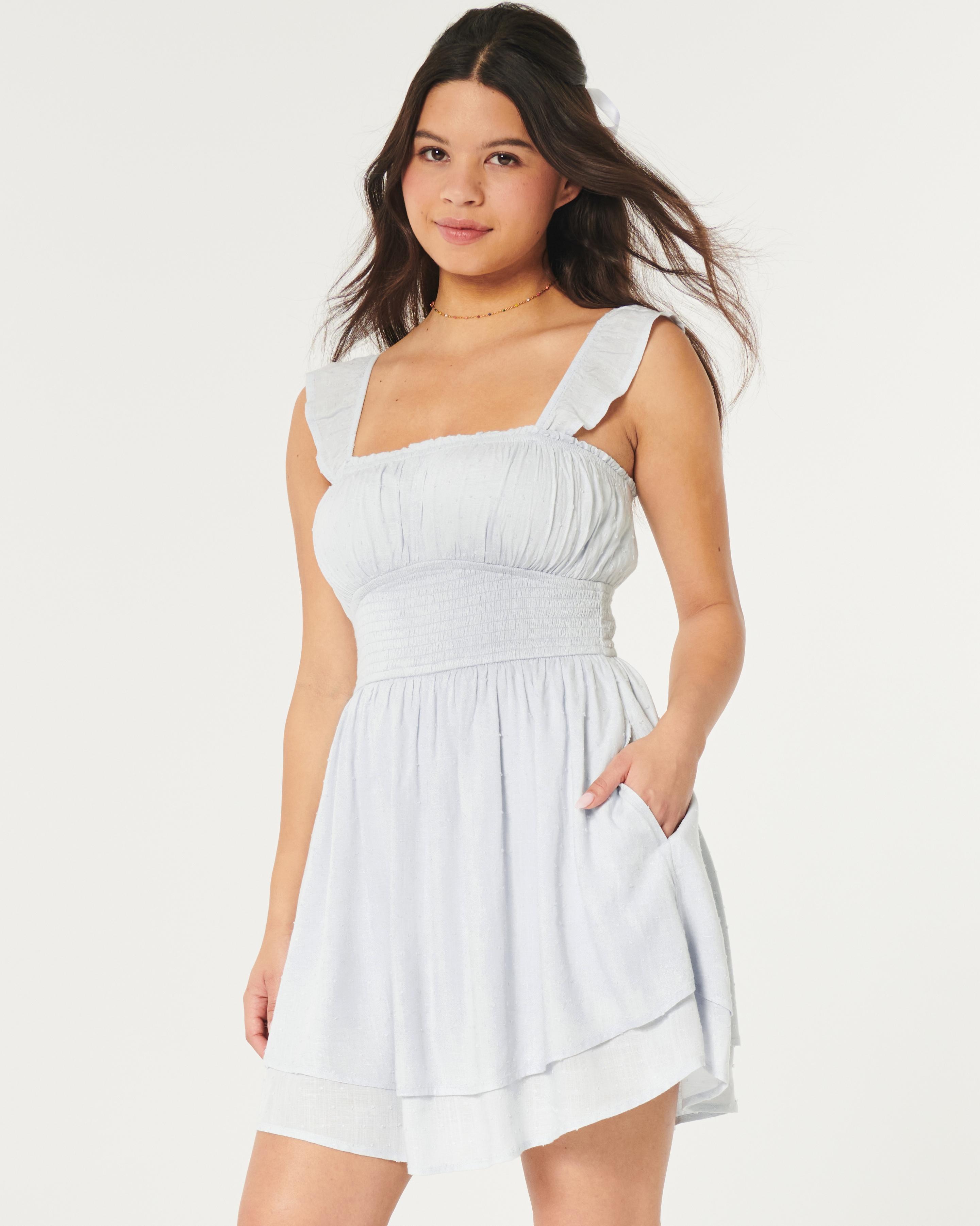 Hollister Saidie Double-Tier Skort Dress Product Image