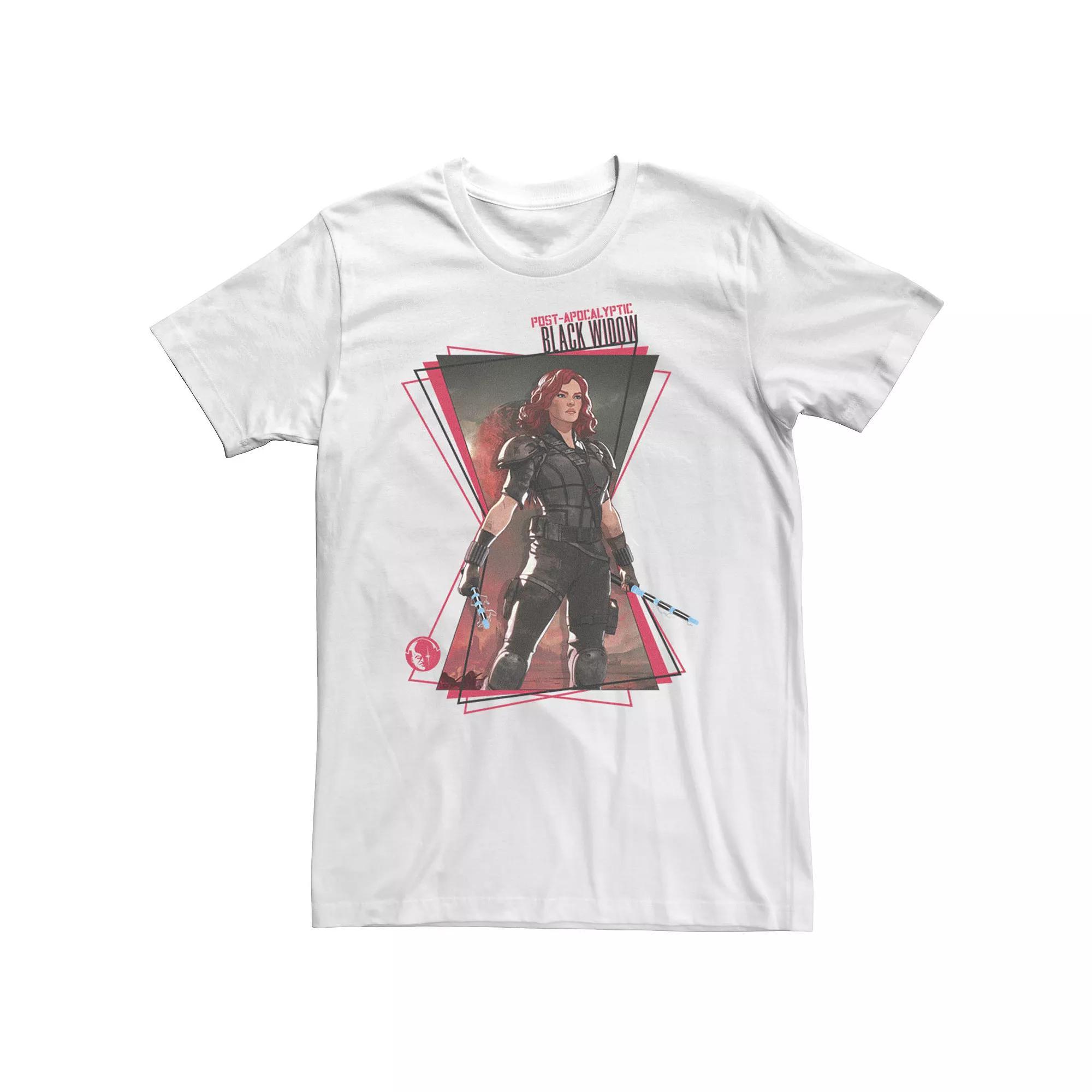 Men's Marvel What If Black Widow Hourglass Tee,  Product Image