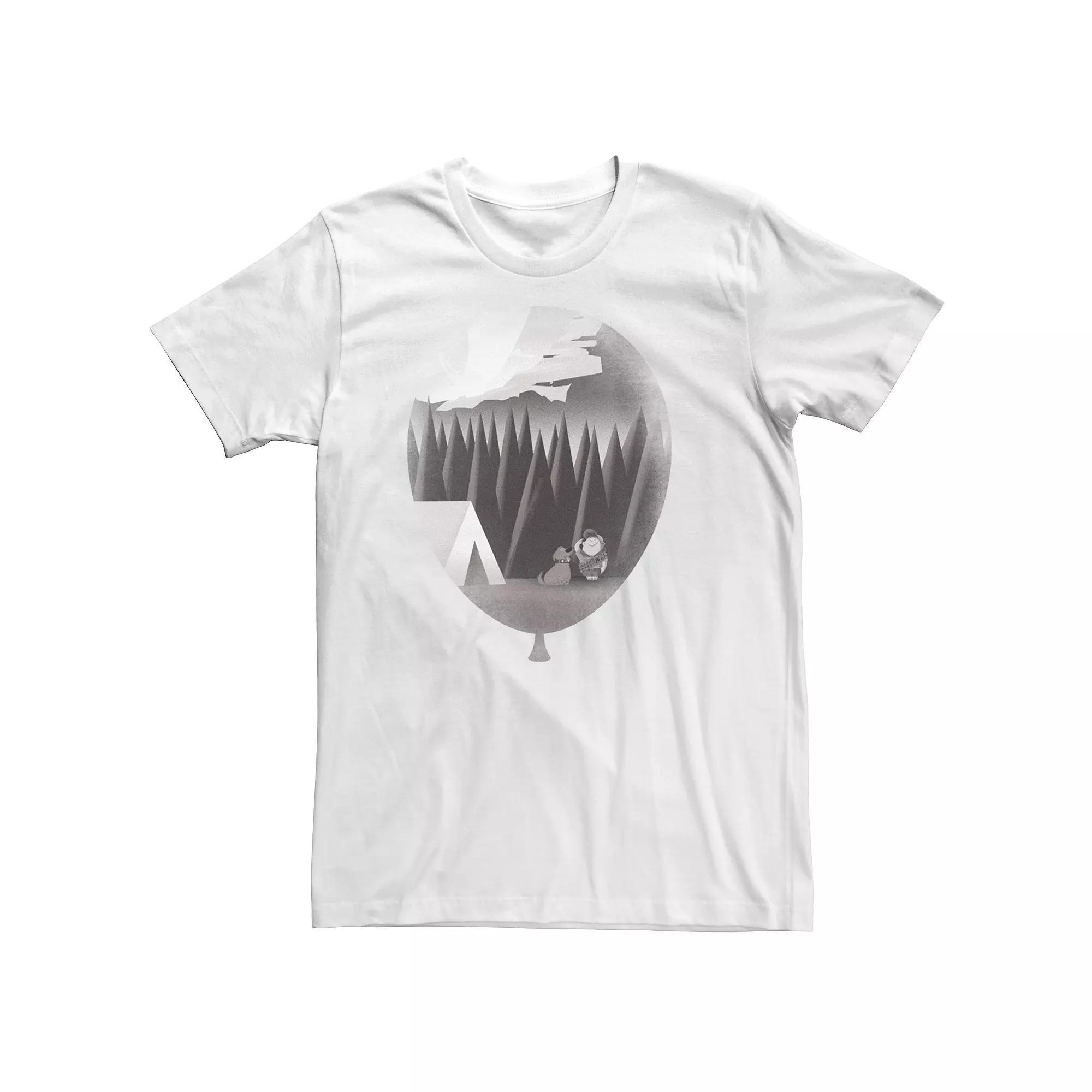 Disney / Pixar's Up Men's Balloon Tee, Size: Medium, White Product Image