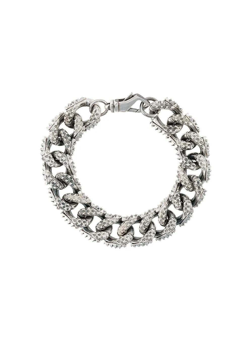 EMANUELE BICOCCHI Curb Chain Bracelet In Silver Product Image