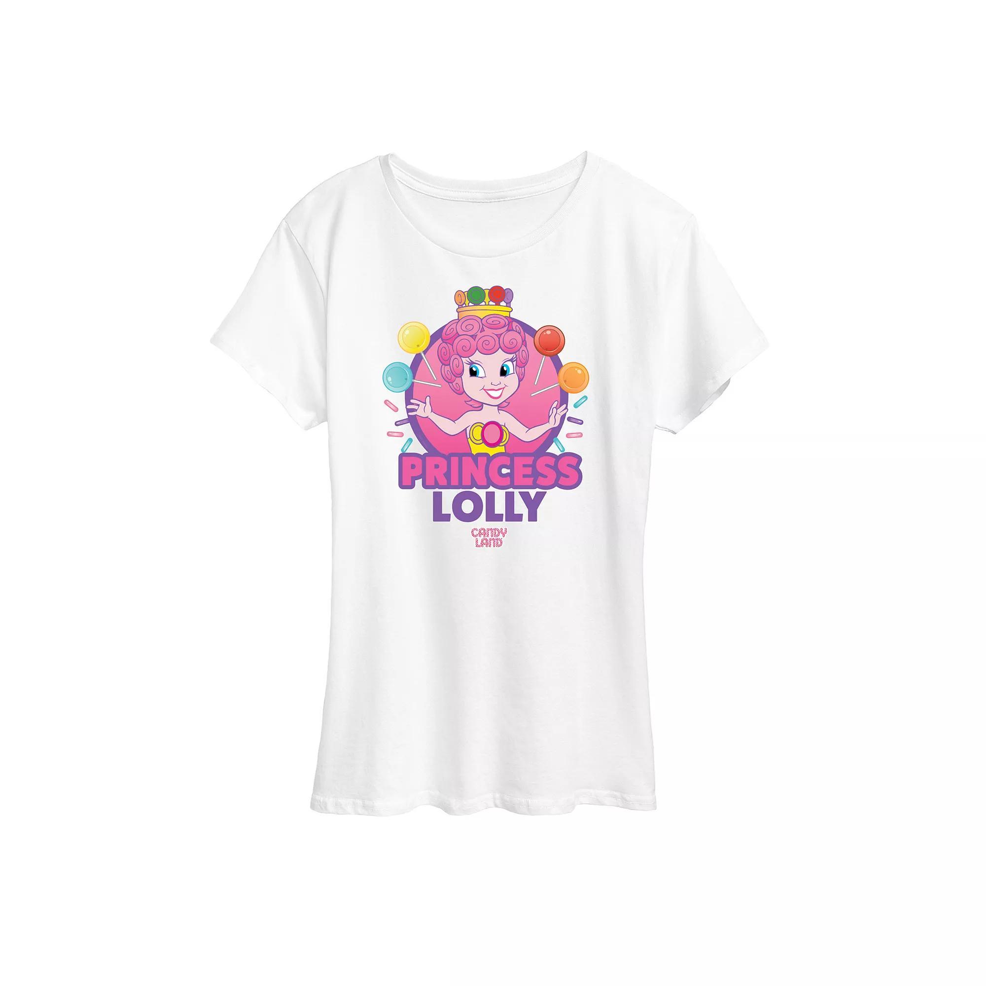 Women's Candy Land Princess Lolly Graphic Tee by Hasbro, Size: XXL, White Product Image