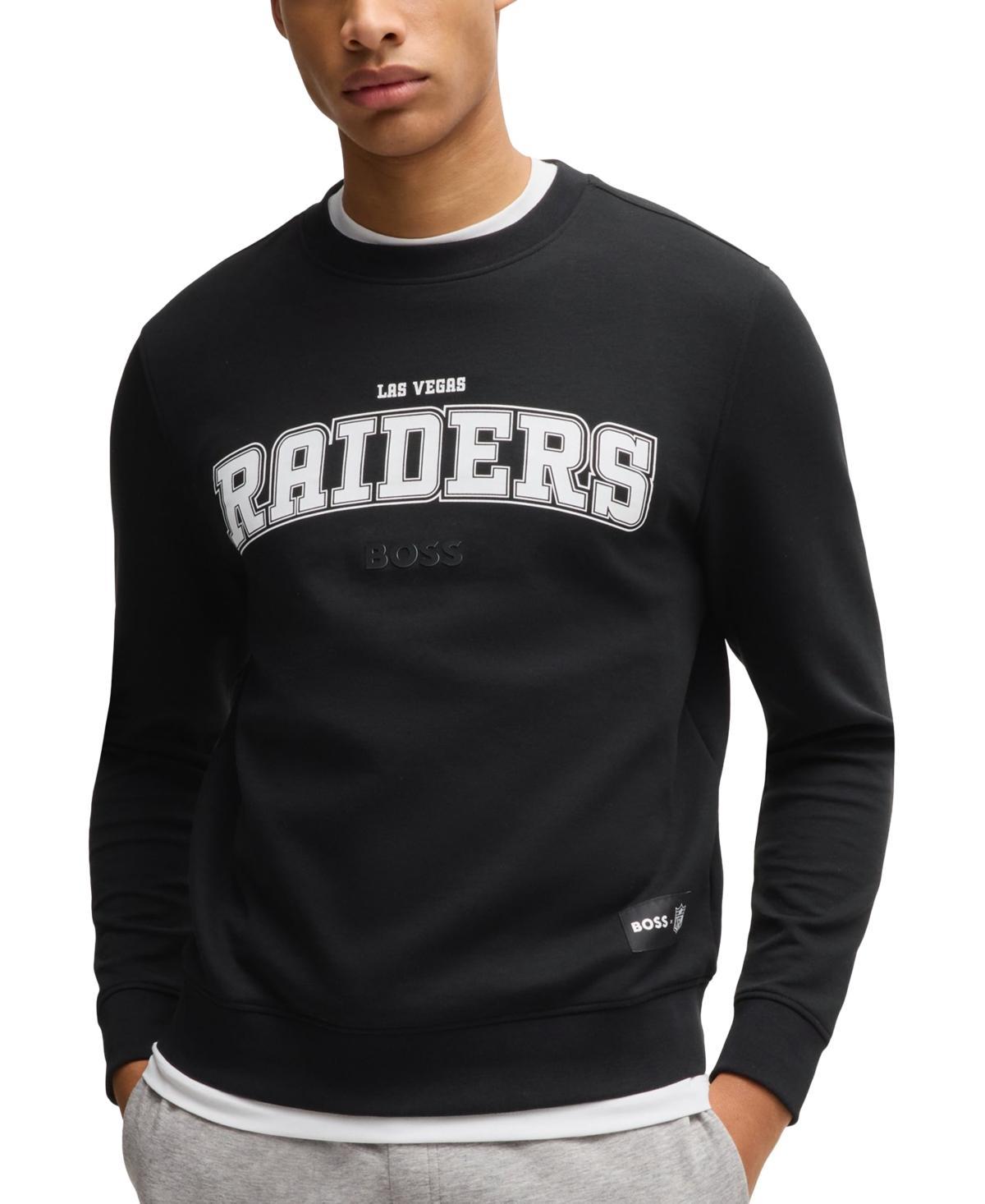 HUGO BOSS Boss X Nfl Regular-fit Sweatshirt With Special Branding In Bills Product Image