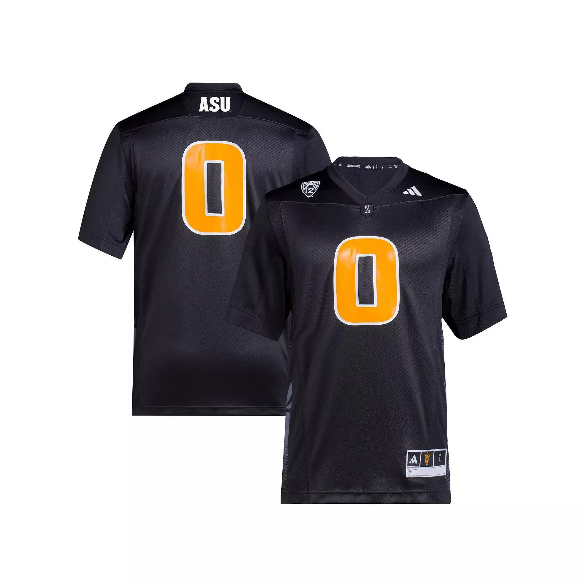 Men's adidas #0 Black Arizona State Sun Devils 2023 Premier Jersey,  Product Image