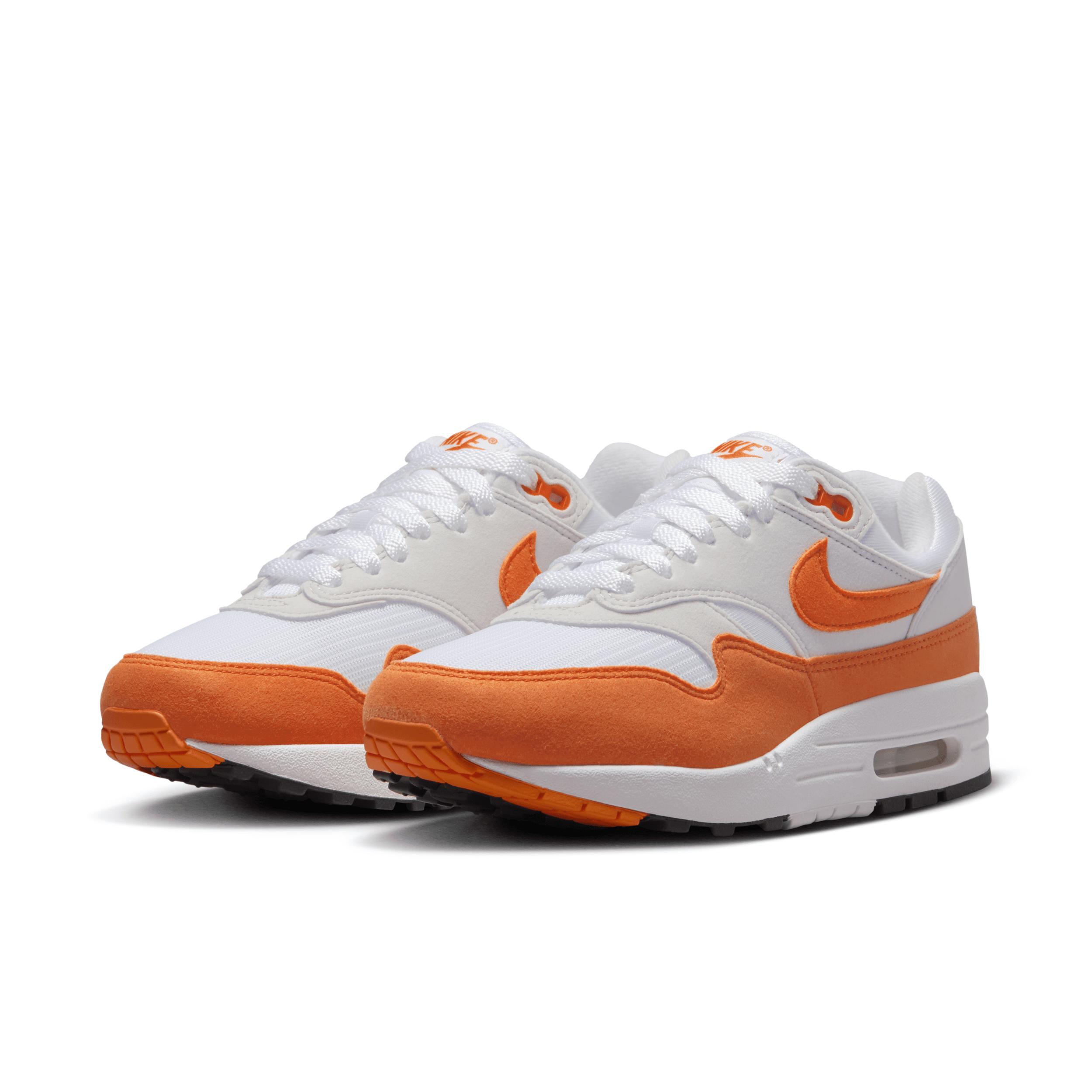 Nike Womens Nike Air Max 1 - Womens Shoes Grey/Brown Product Image