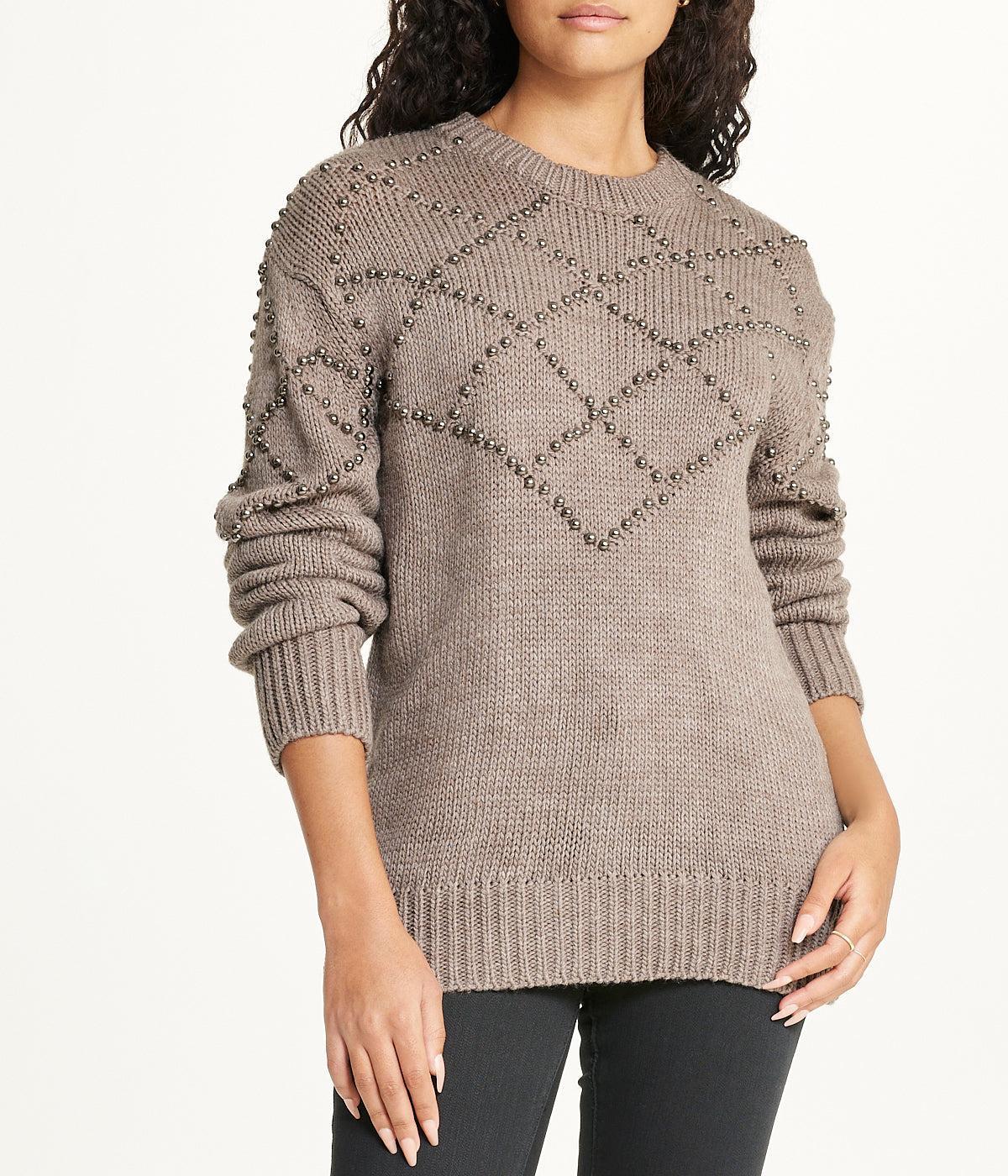 Embellished Pattern Pullover Product Image