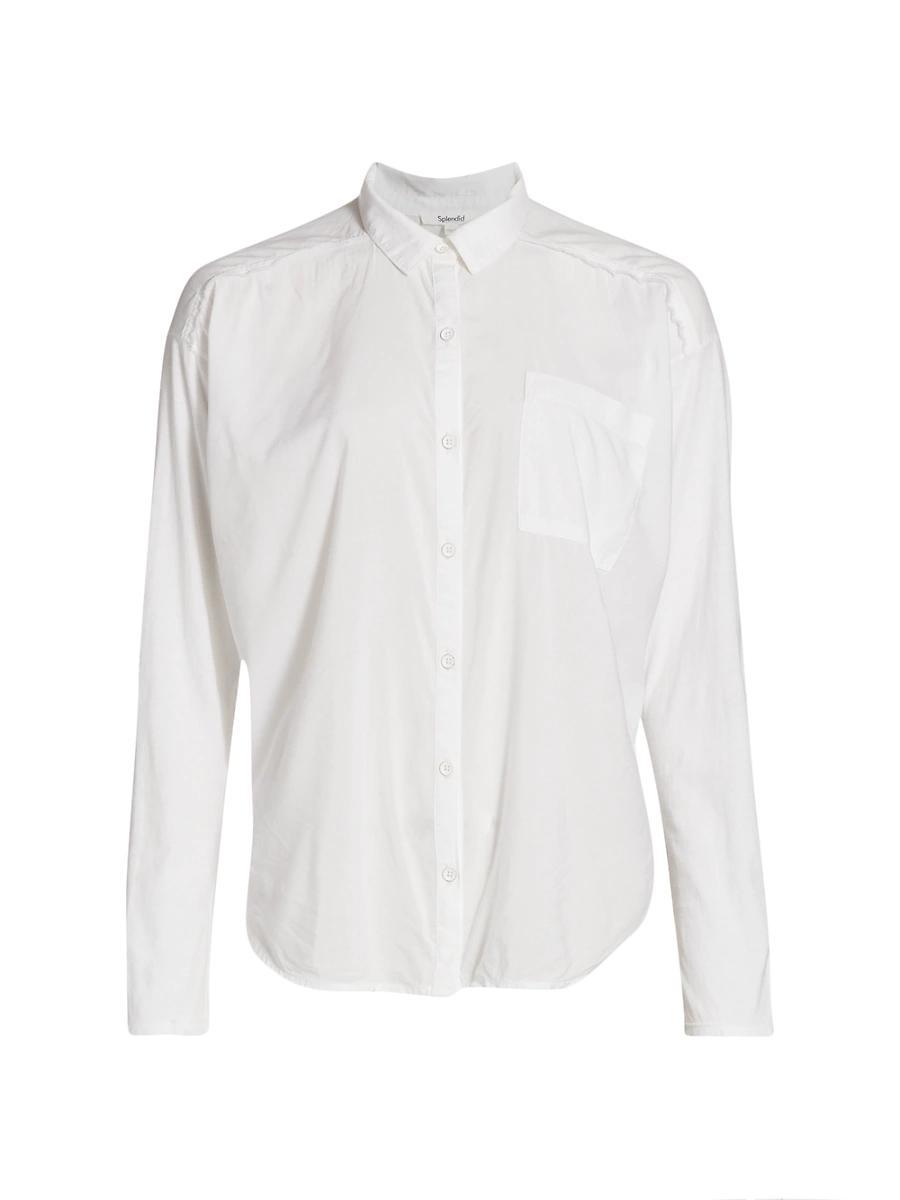 Womens Paige Button-Up Shirt Product Image