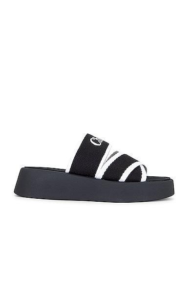 Chloe Mila Sandal in Black & White - Black,White. Size 38 (also in 40, 41). Product Image