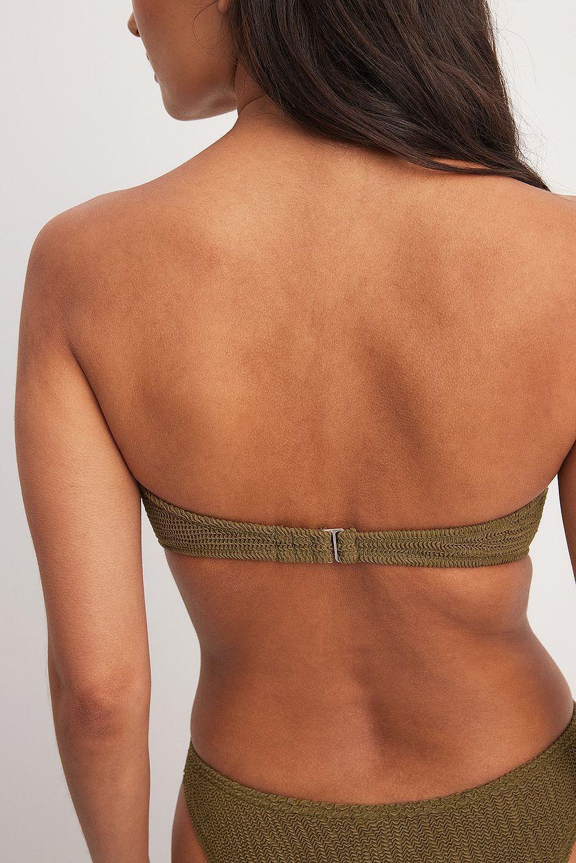 Smocked Ring Detail Bandeau Top Product Image