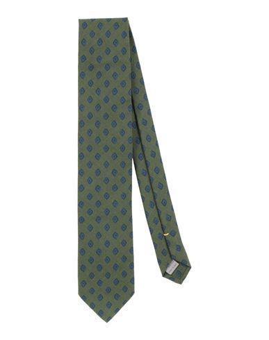 CANALI Man Ties & Bow Ties Green Size - Wool Product Image