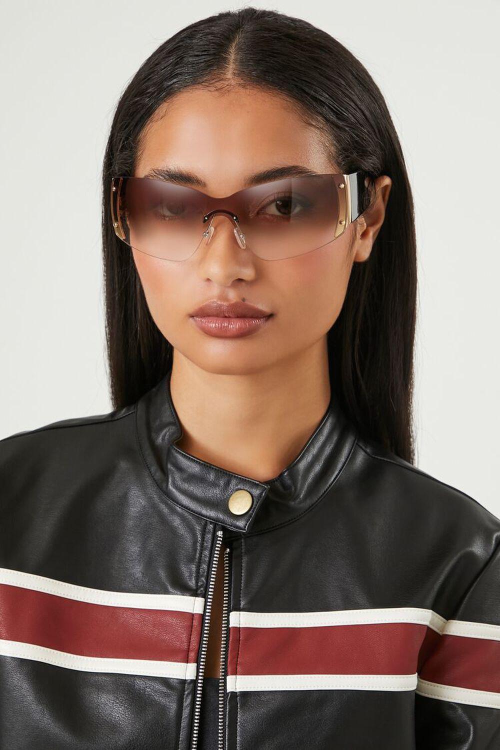 Gradient Shield Sunglasses | Forever 21 Product Image