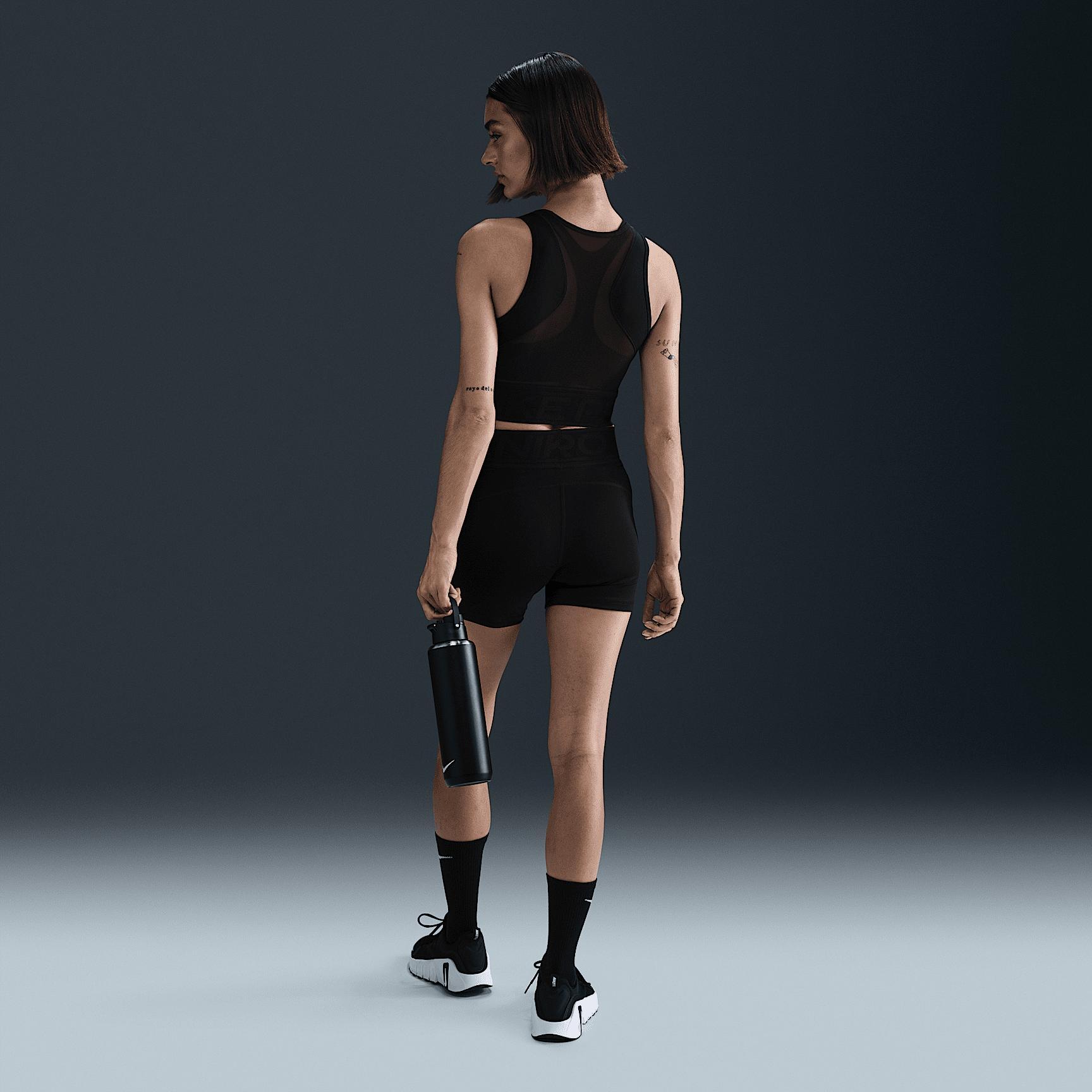 Womens Nike Pro Dri-FIT Cropped Tank Top | HJ1192-619 Product Image