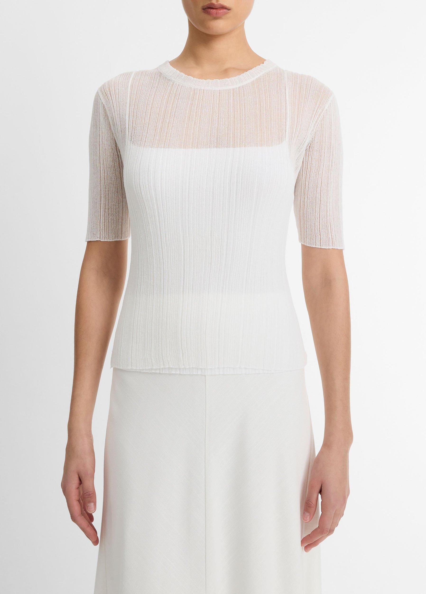 Italian Cotton-Blend Double-Layer Top Product Image