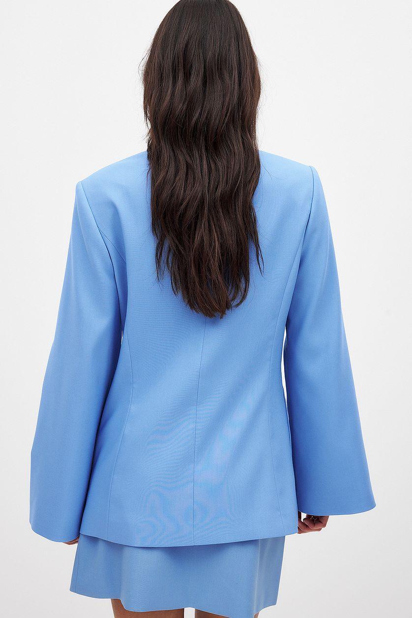 Fitted Jacket Blue Product Image