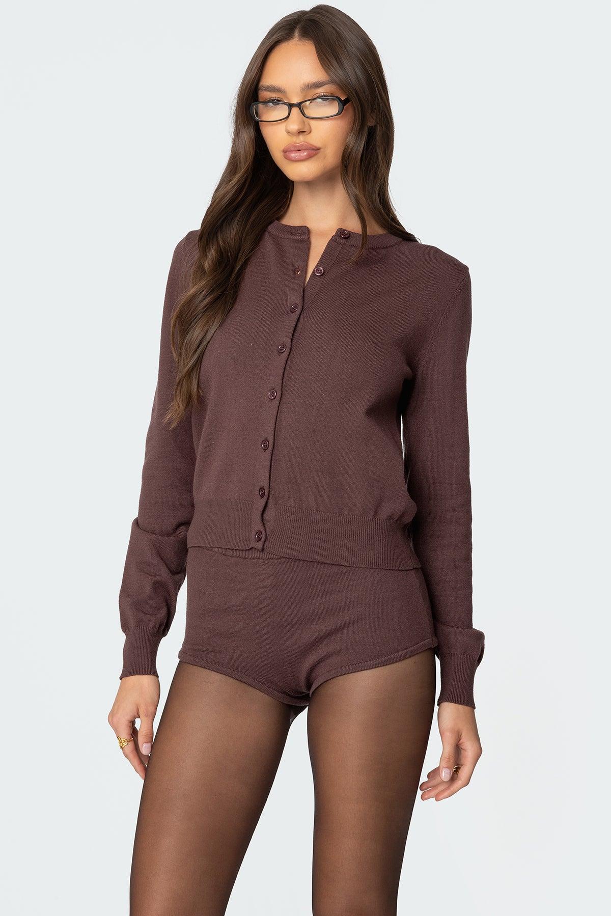 Ashlin Button Up Knit Cardigan Product Image