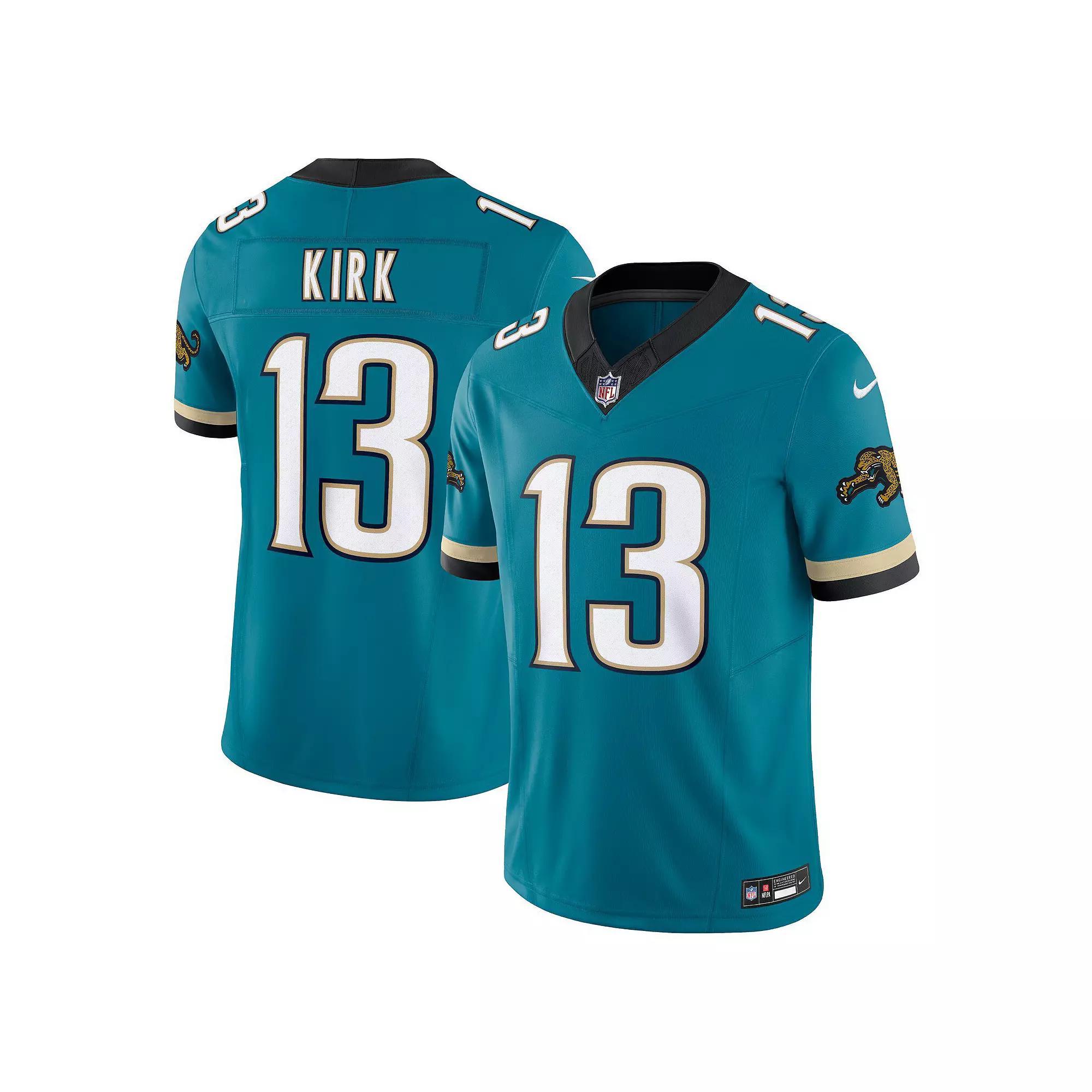 Men's Nike Christian Kirk Teal Jacksonville Jaguars Prowler Throwback Vapor F.U.S.E. Limited Jersey, Size: 3XL, Blue Product Image