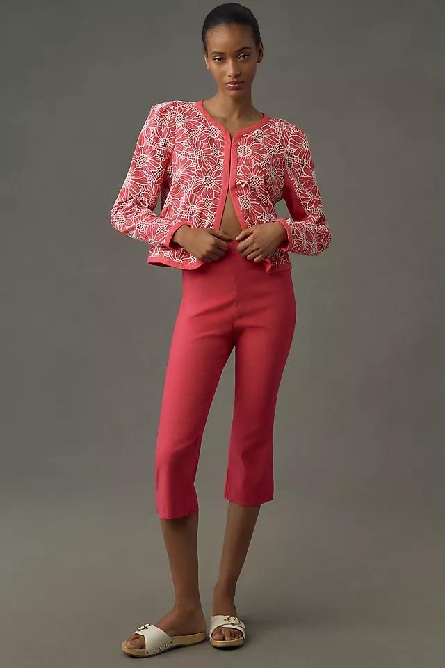 DOLAN Linen Floral Cutwork Jacket Product Image