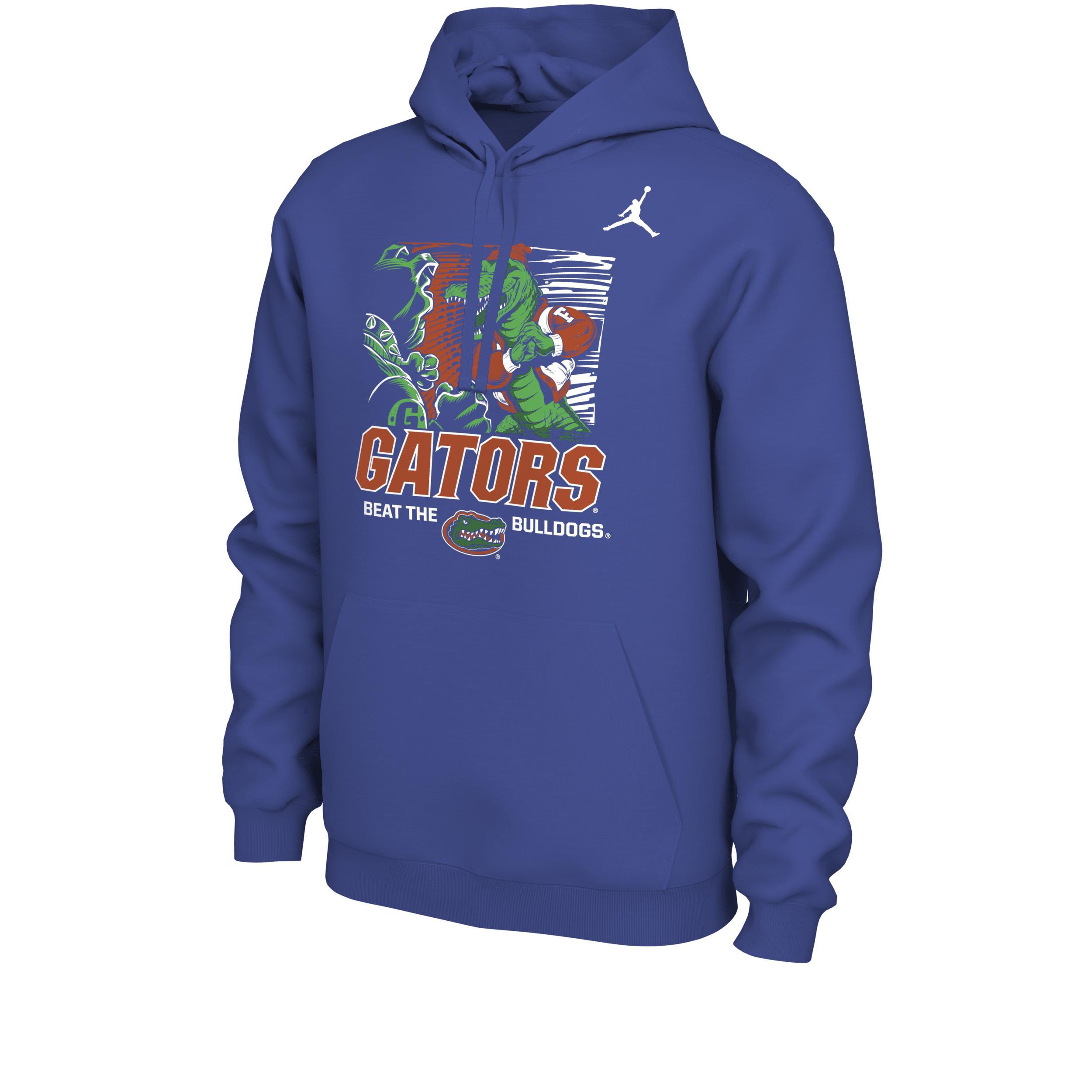 Men's Nike Royal Florida Gators FL/GA Rivalry Pullover Hoodie, Size: 2XL, Blue Product Image