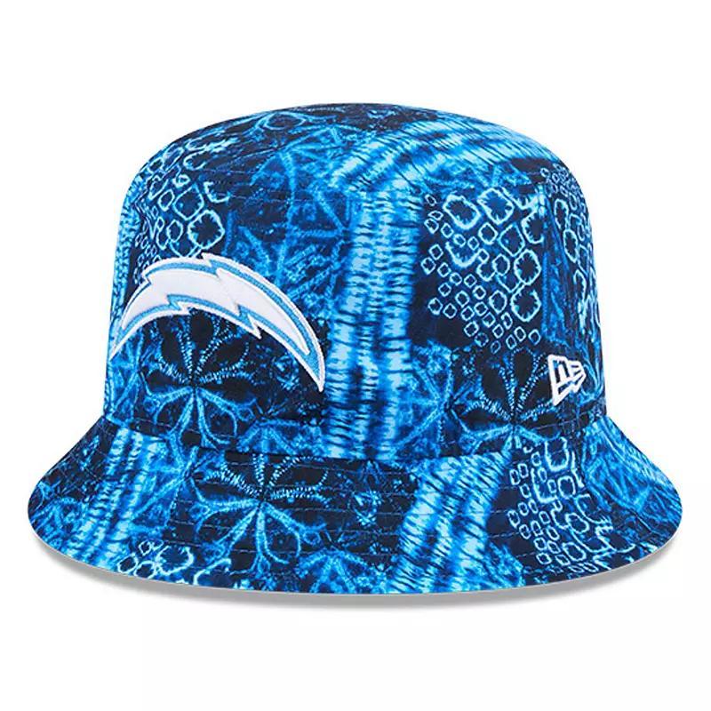 Mens New Era Powder Blue Los Angeles Chargers Shibori Bucket Hat Product Image