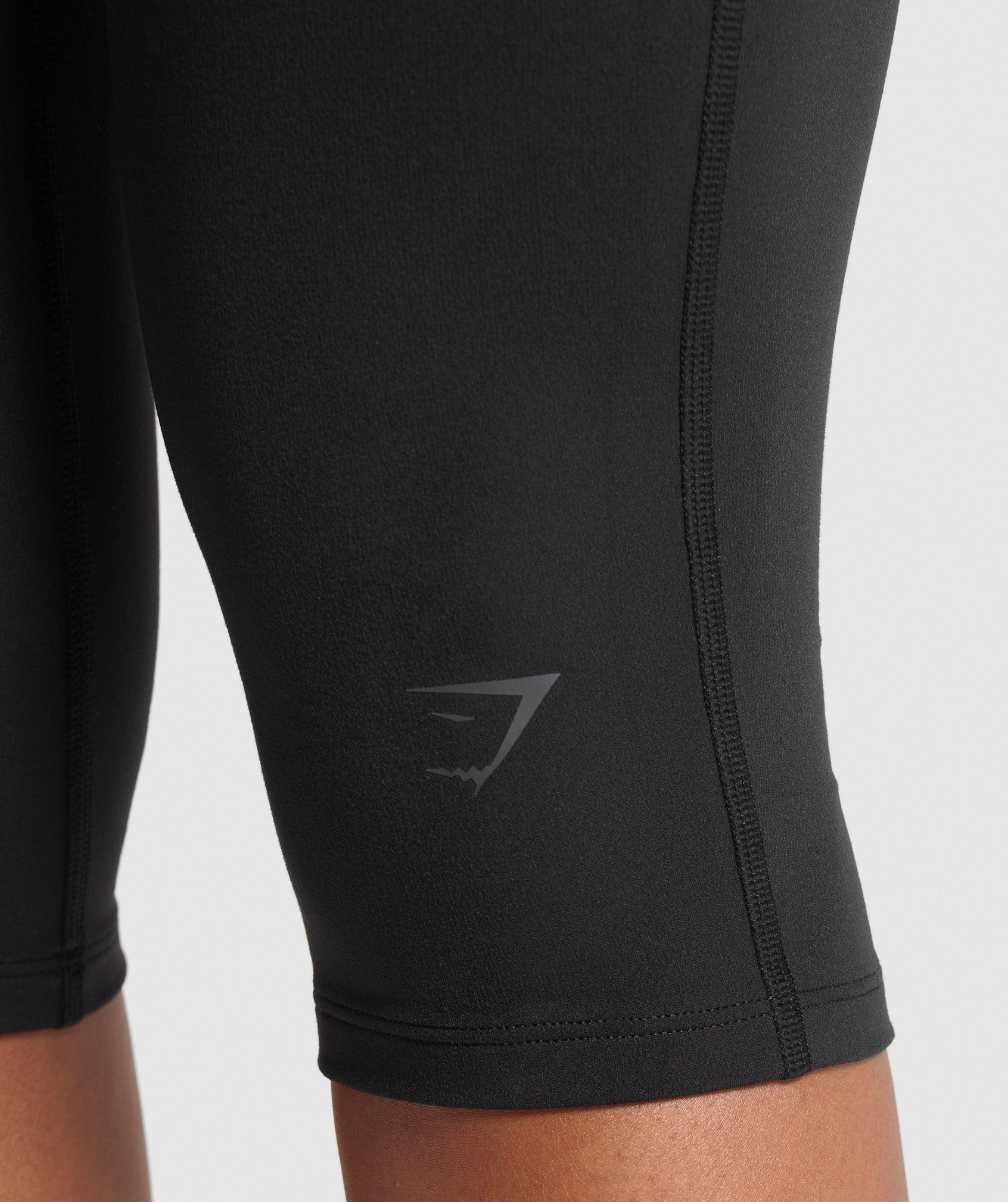 Gymshark Ruched Capri Leggings - Black Female Product Image