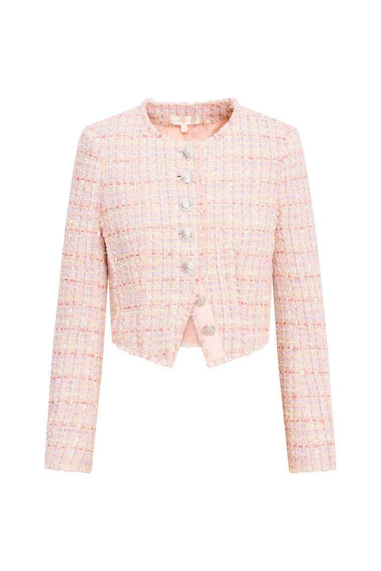 Falima Tweed Cropped Jacket Product Image