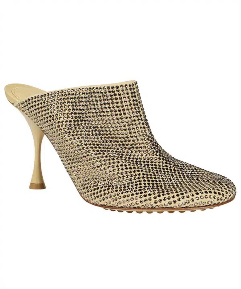 BOTTEGA VENETA Sparkle Dot Sock Mules In Printed Product Image