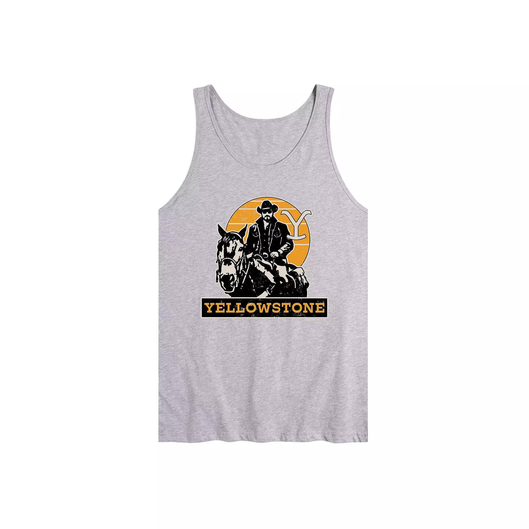 Men's Yellowstone RIP Riding Horseback Tank Top,  Product Image