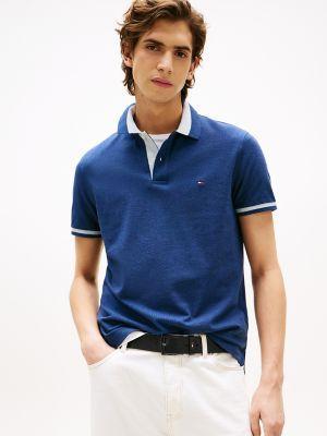 Regular Fit Two-Tone Collar Polo Product Image