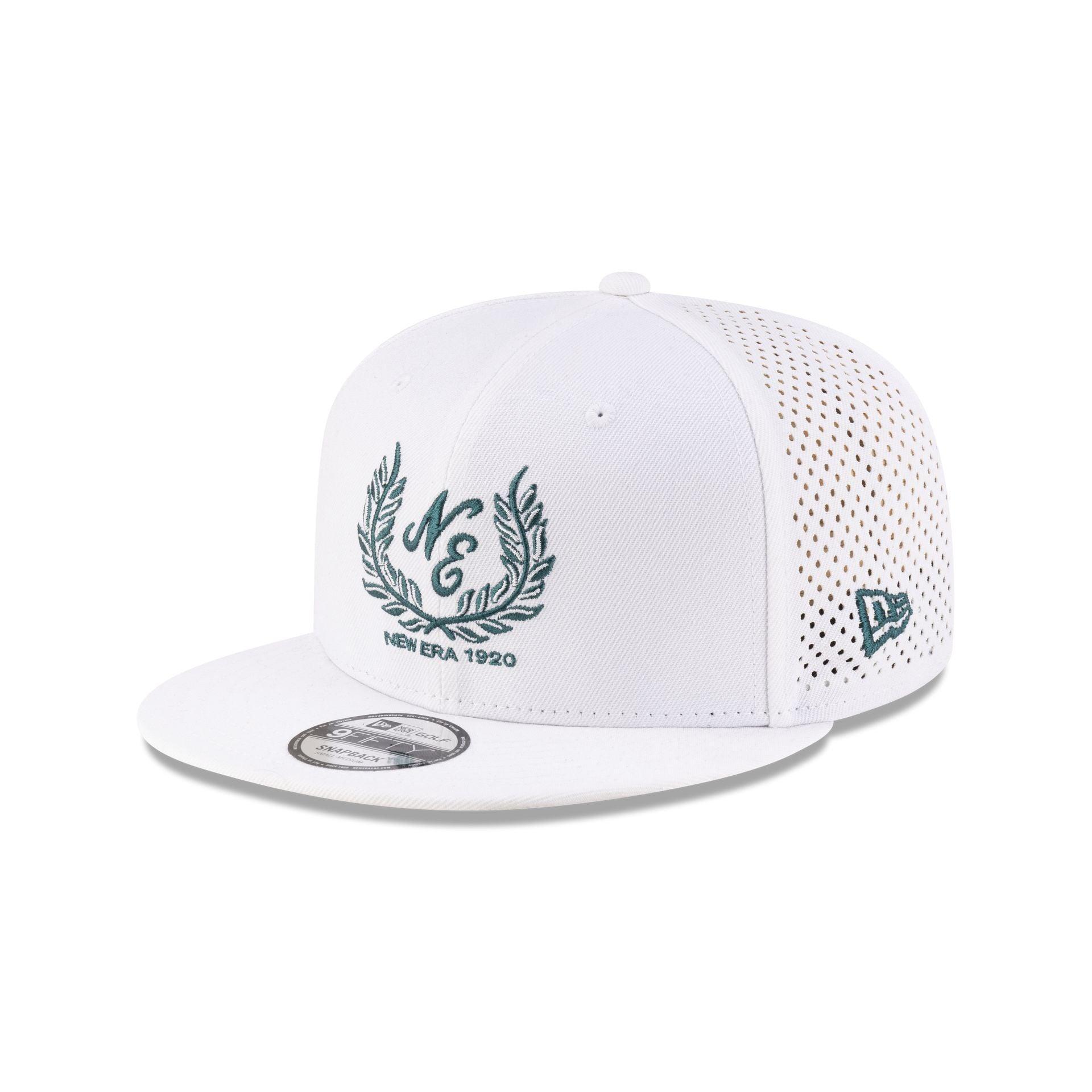 New Era Cap Laurel Wreath White 9FIFTY Snapback Hat Male Product Image